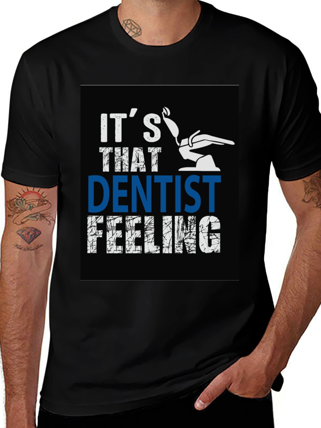 Variant 19 of It's That Dentist Feeling T-Shirt - Funny Dental Tee