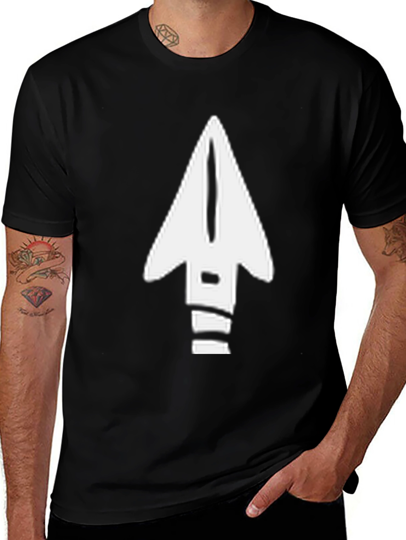 Variant 6 of Arrowhead Graphic Black T-Shirt