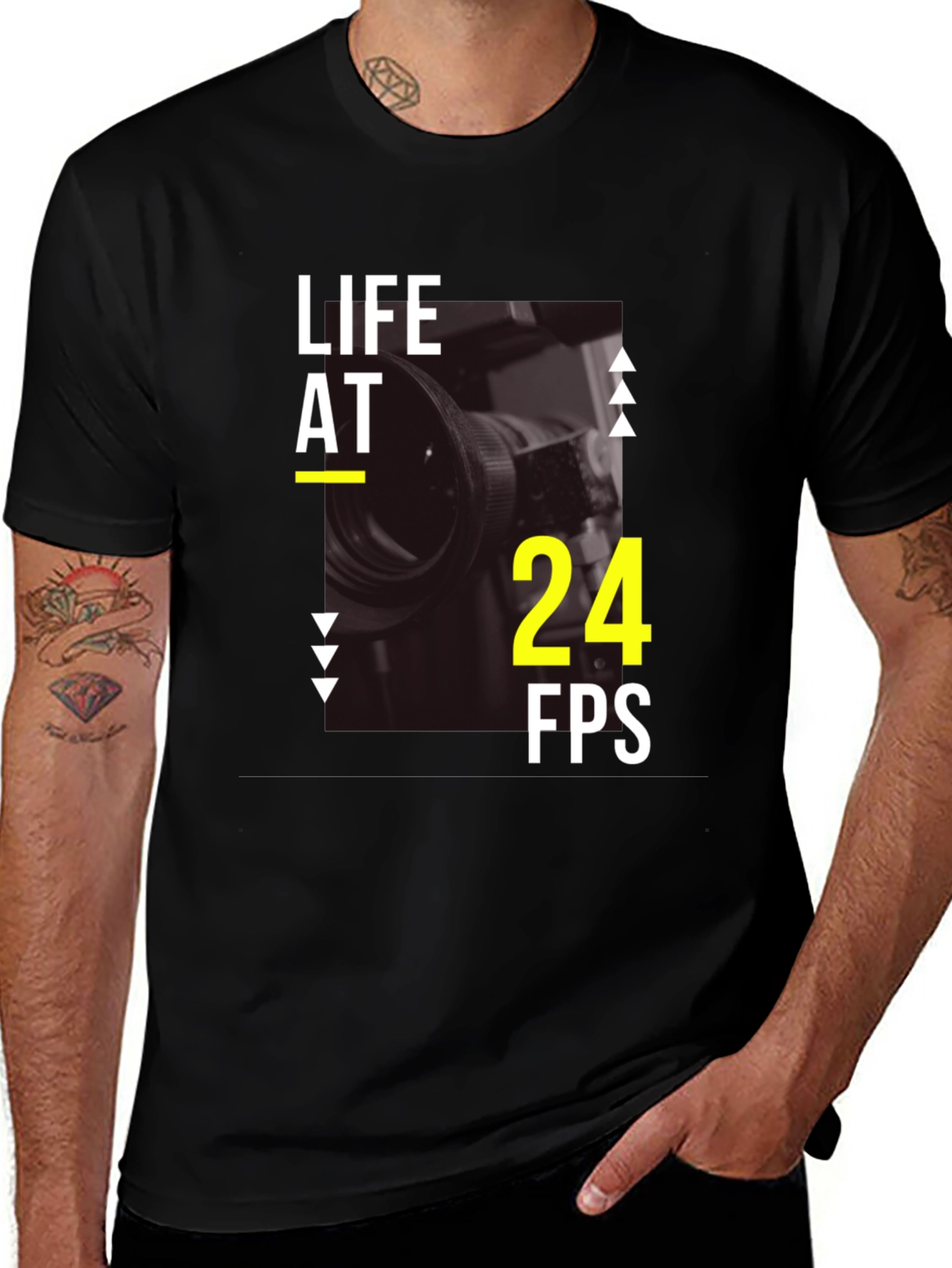 Life At 24 FPS Graphic T-Shirt