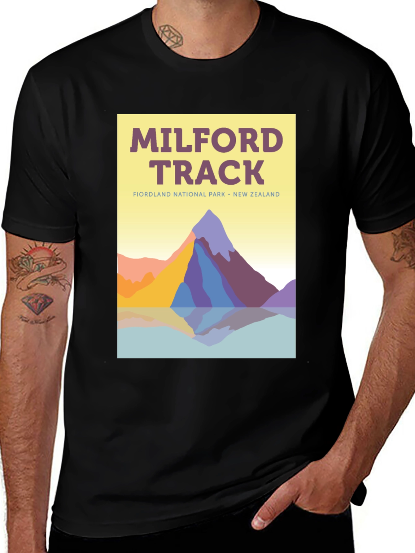 Variant 16 of Milford Track T-Shirt, Fiordland National Park, New Zealand