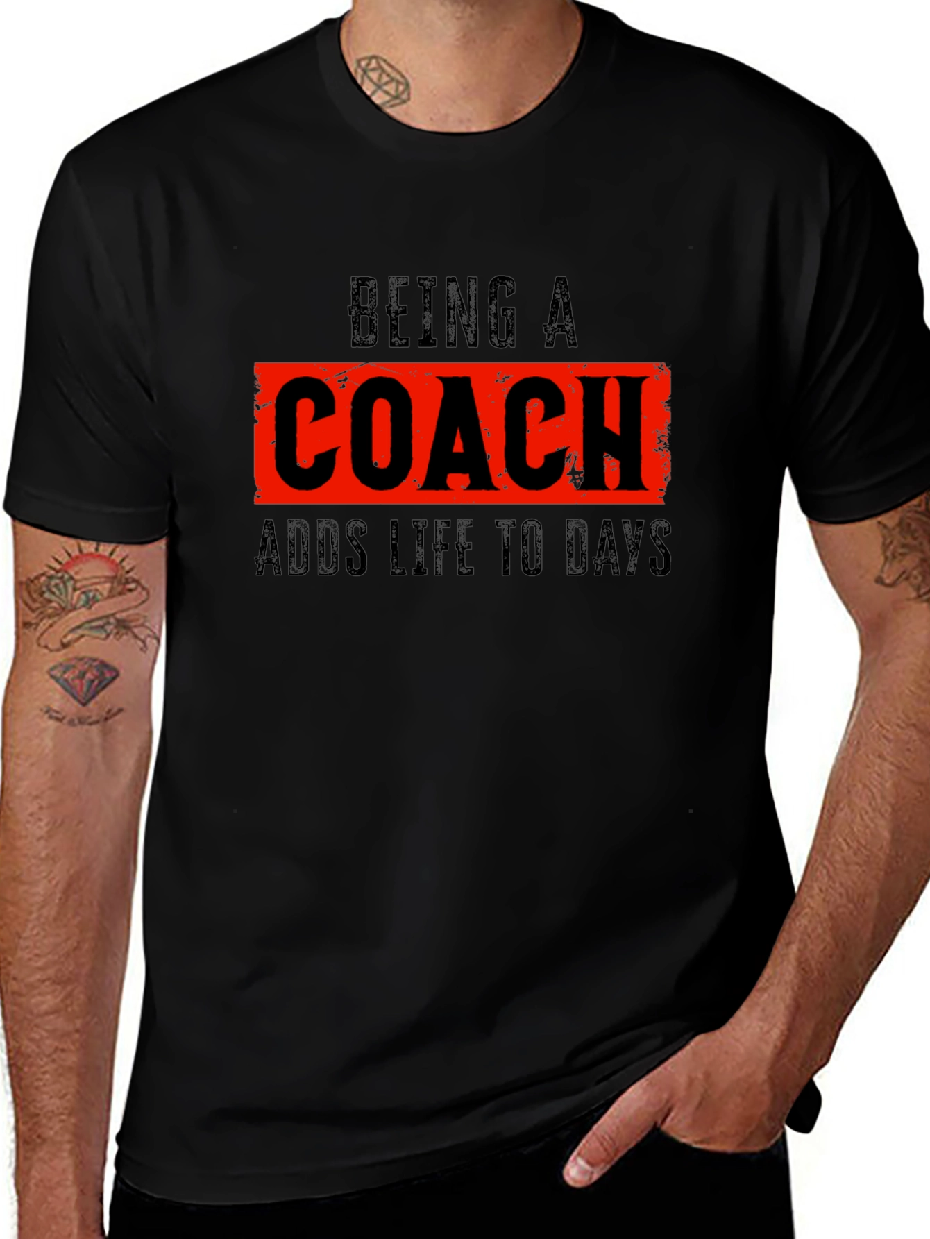 Variant 6 of Being A Coach Adds Life to Days T-Shirt