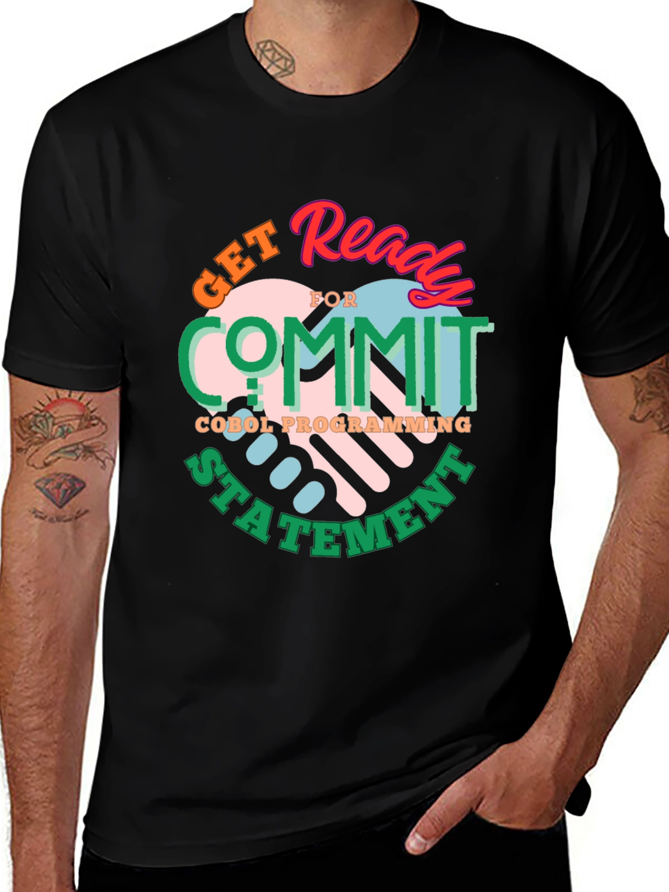 Get Ready to Commit COBOL Programming Statement T-Shirt