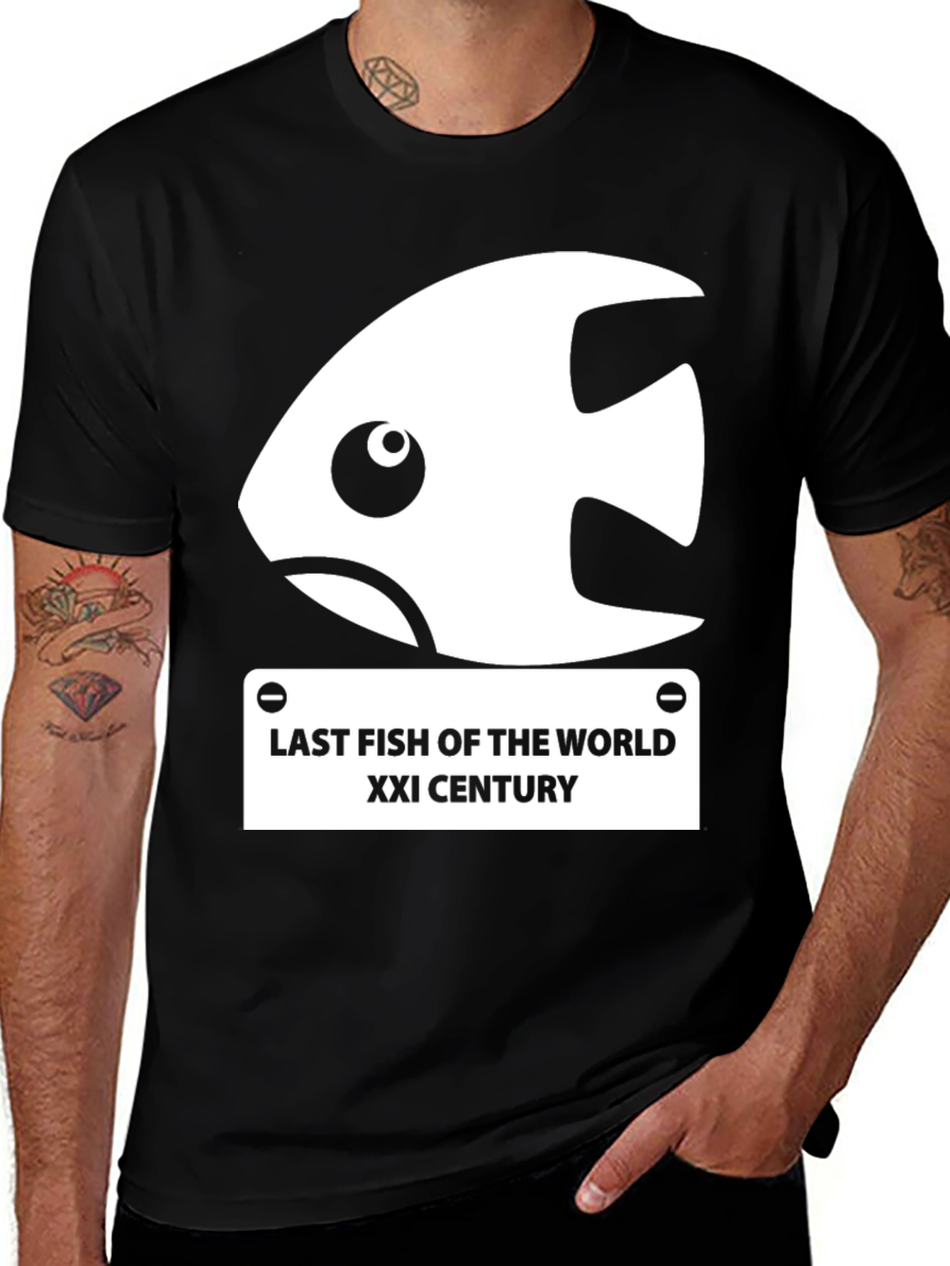 Variant 21 of Last Fish of the World XXI Century T-Shirt
