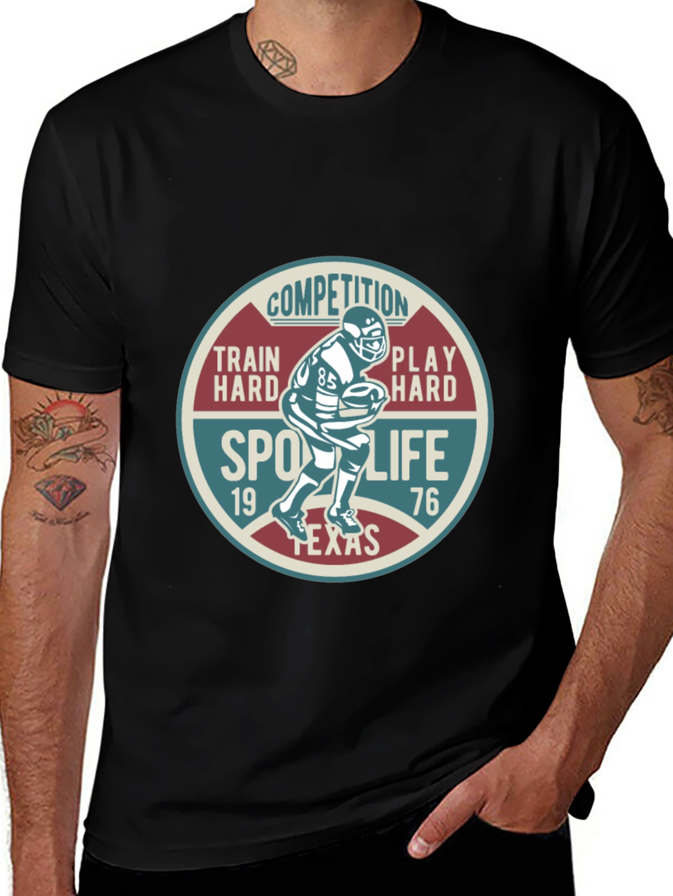 Variant 5 of Sport Life Graphic T-Shirt - Texas Football