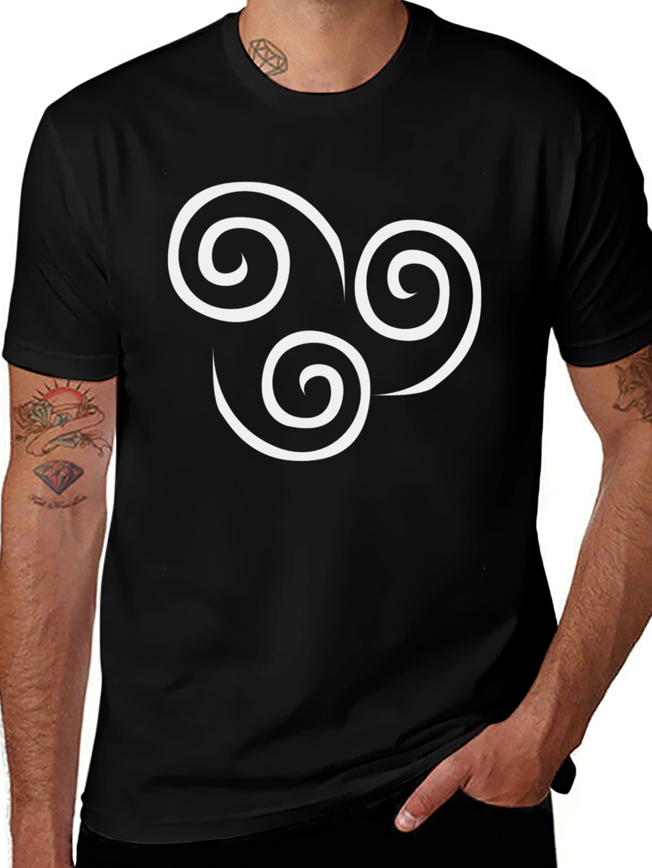 Air Nation Symbol T-Shirt - Black Cotton Tee