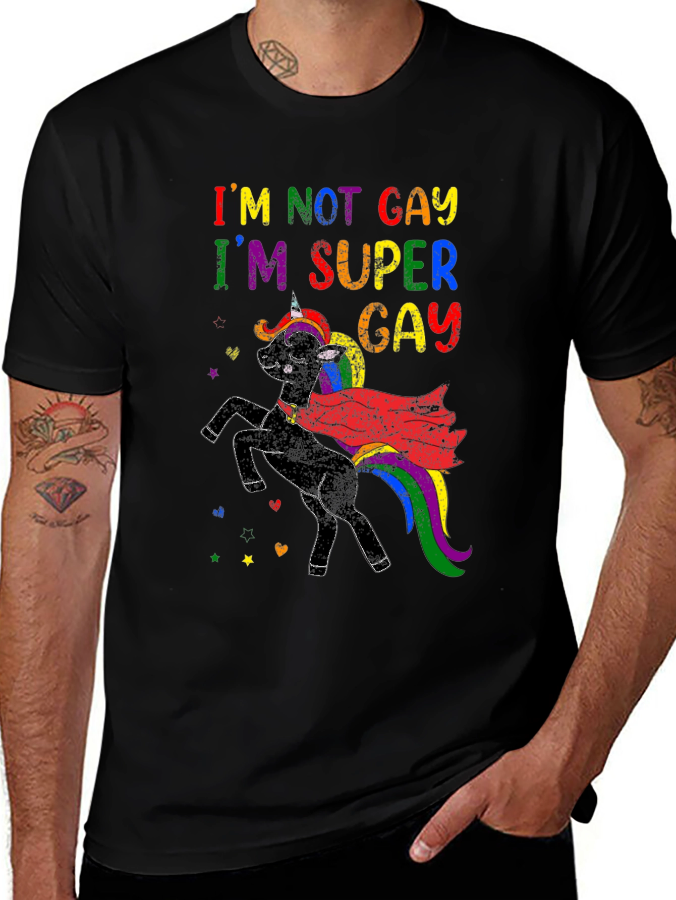 Variant 9 of I'm Super Gay Unicorn T-Shirt