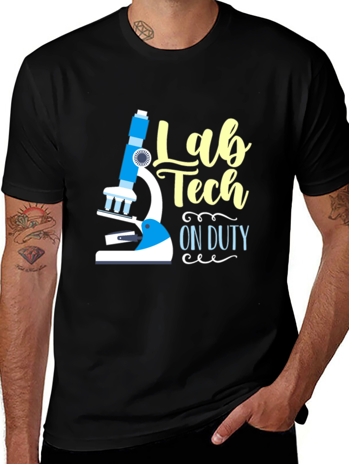 Lab Tech On Duty T-Shirt - Science Apparel