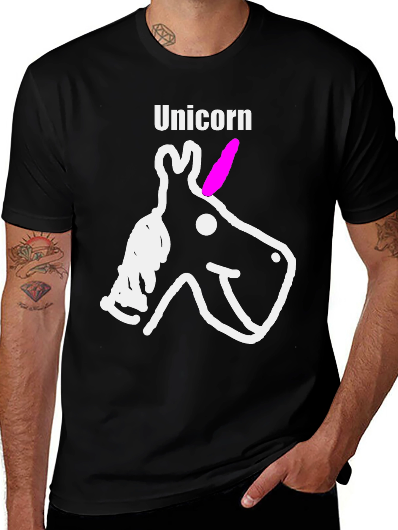 Unicorn Graphic T-Shirt - Quirky Style