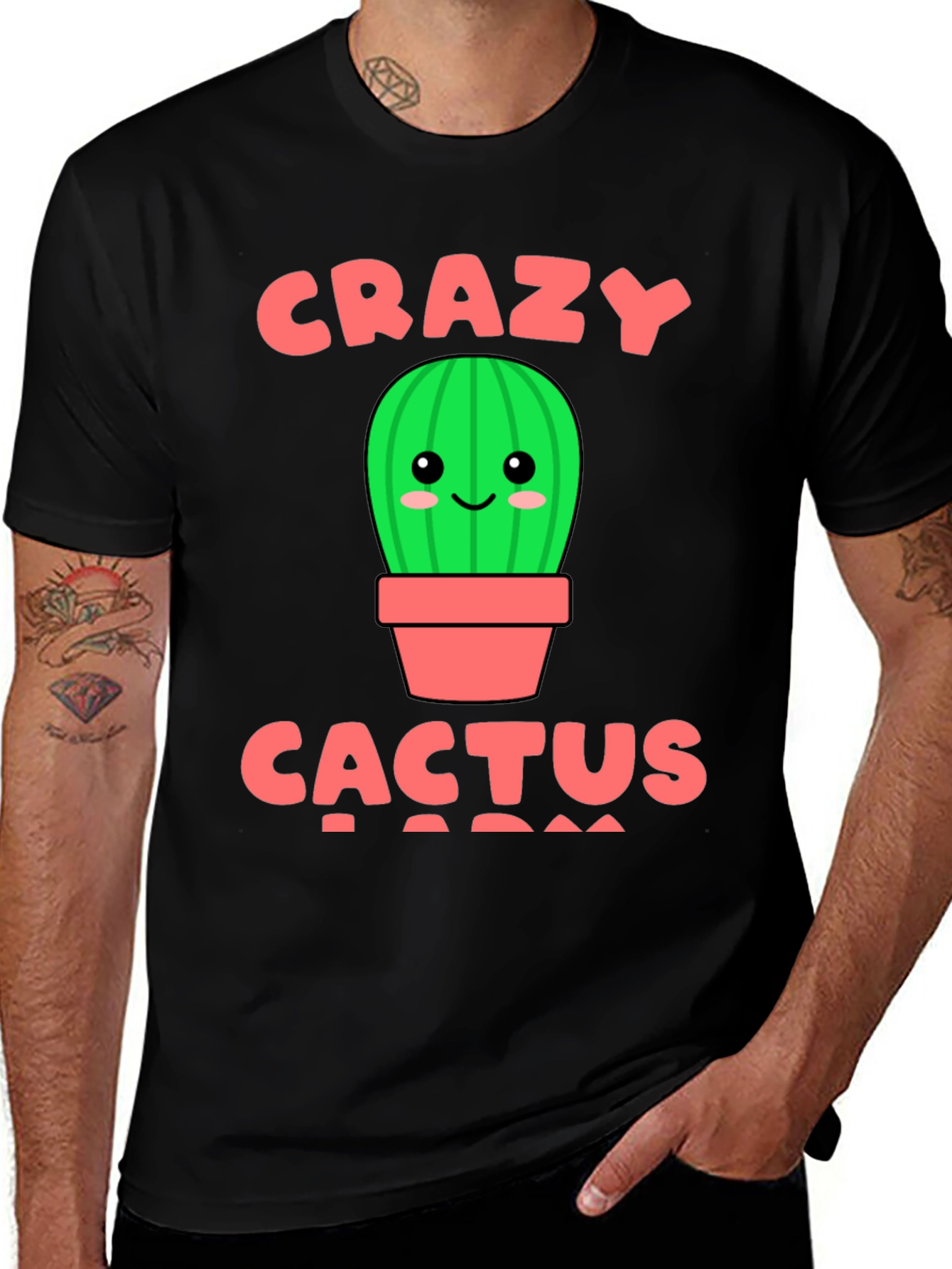 Variant 27 of Crazy Cactus Lady Graphic T-Shirt