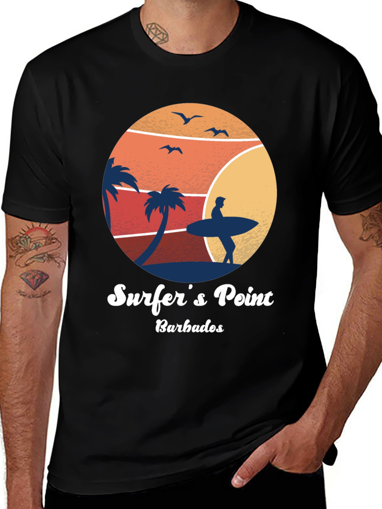 Variant 20 of Surfer's Point Barbados Graphic Tee