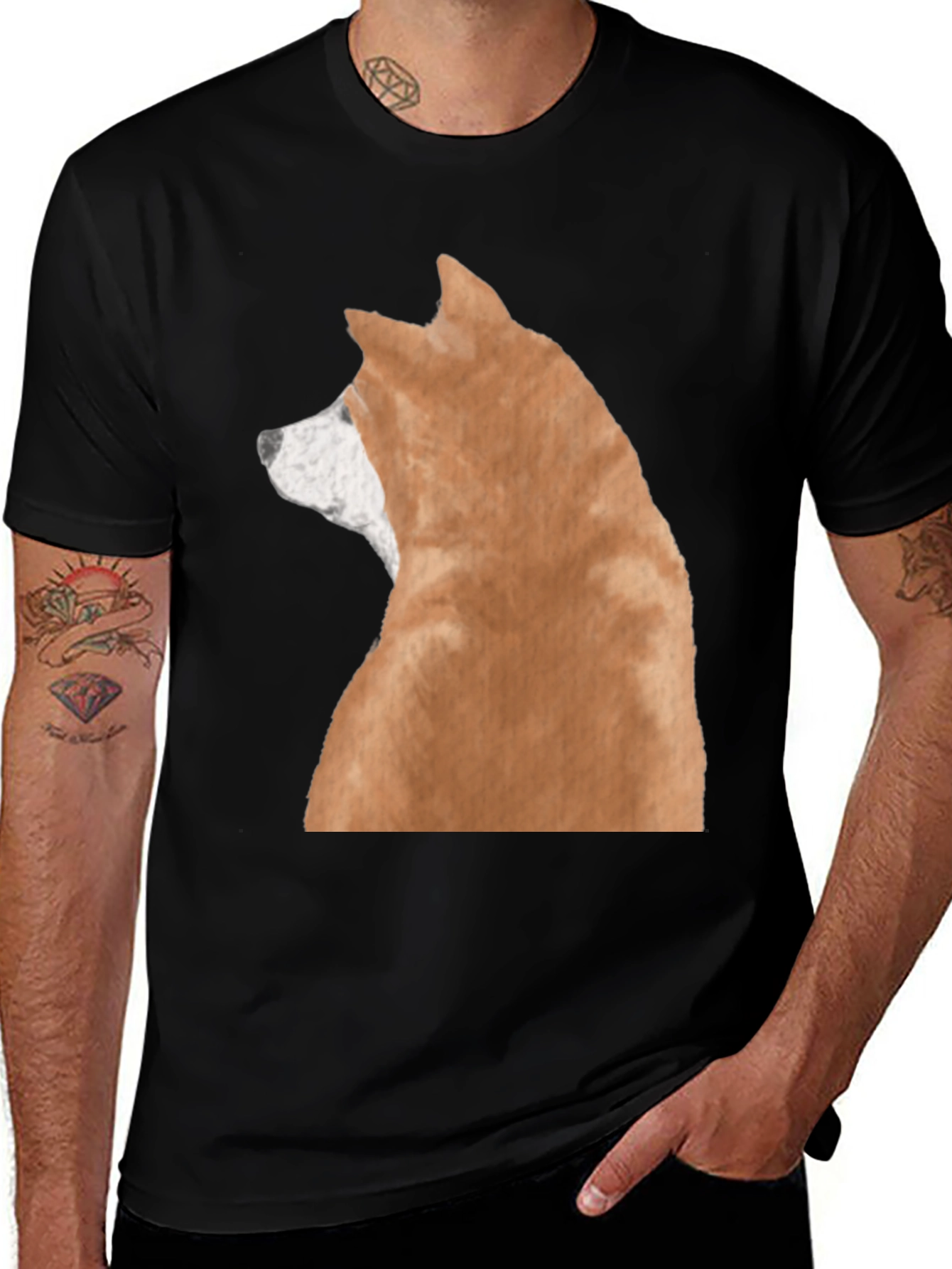Variant 25 of Akita Dog Graphic Tee - Stylish Comfort
