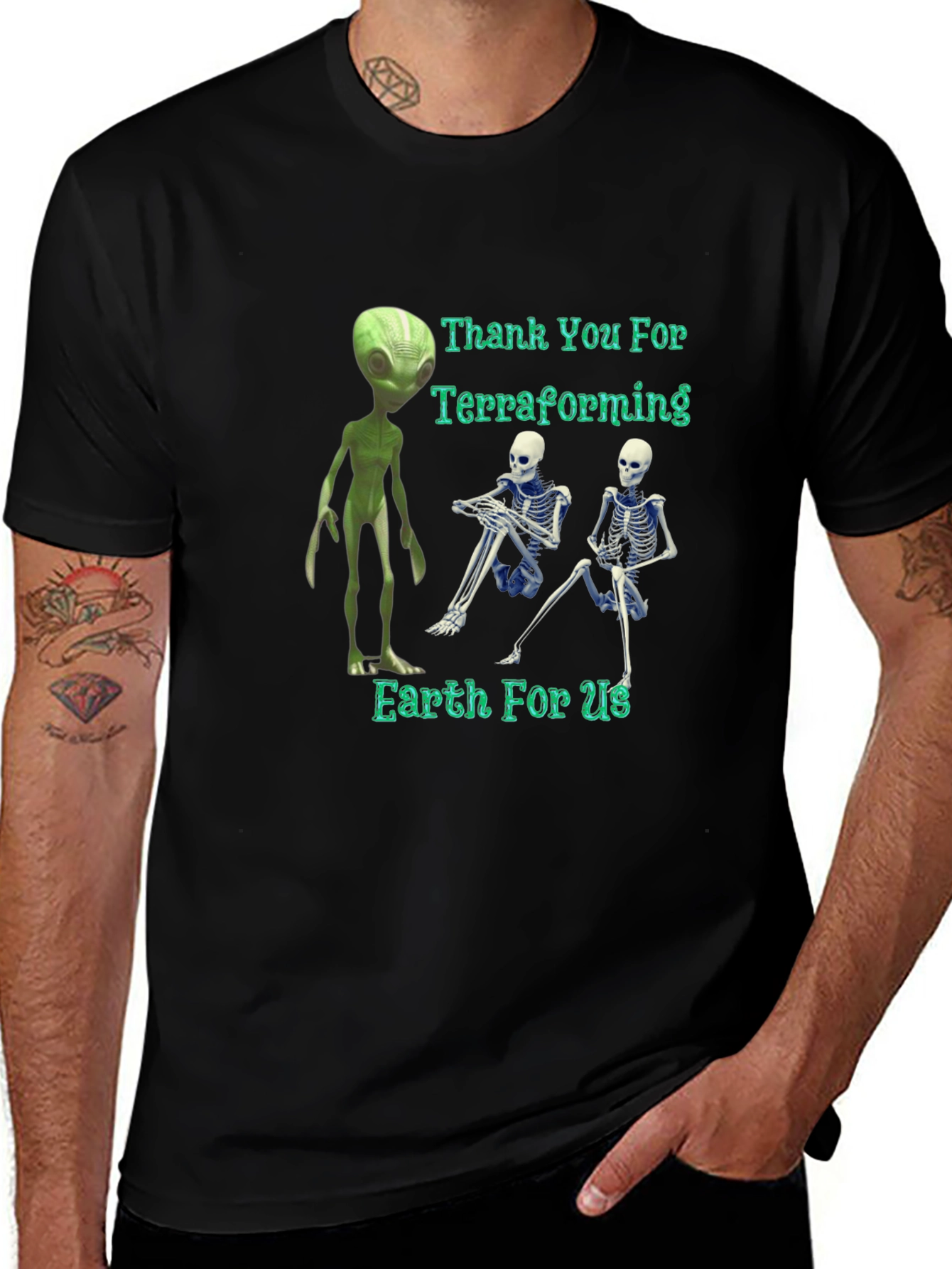 Variant 8 of Thank You For Terraforming Earth T-Shirt