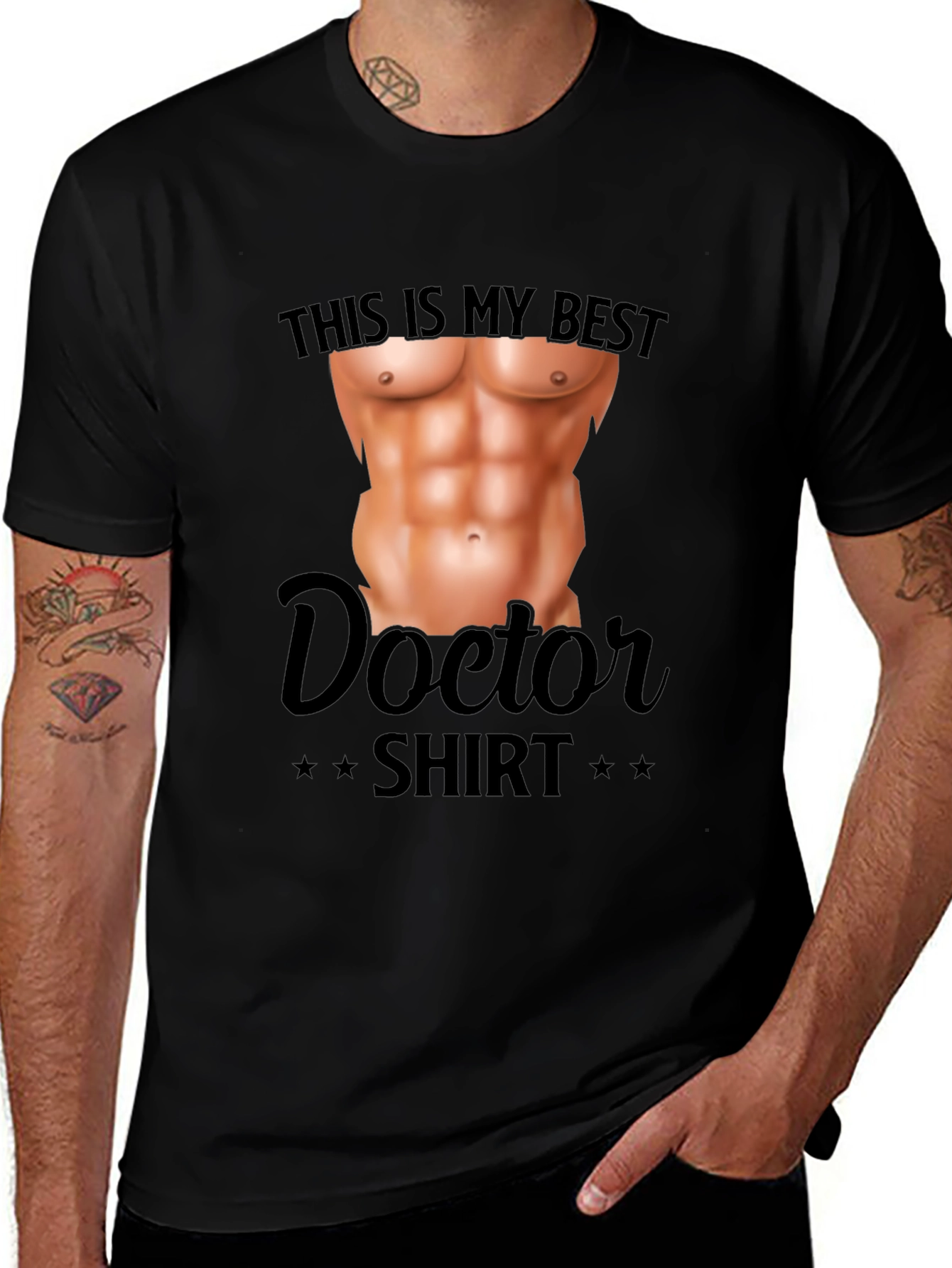 Variant 11 of Funny Doctor Shirt - Six Pack Abs