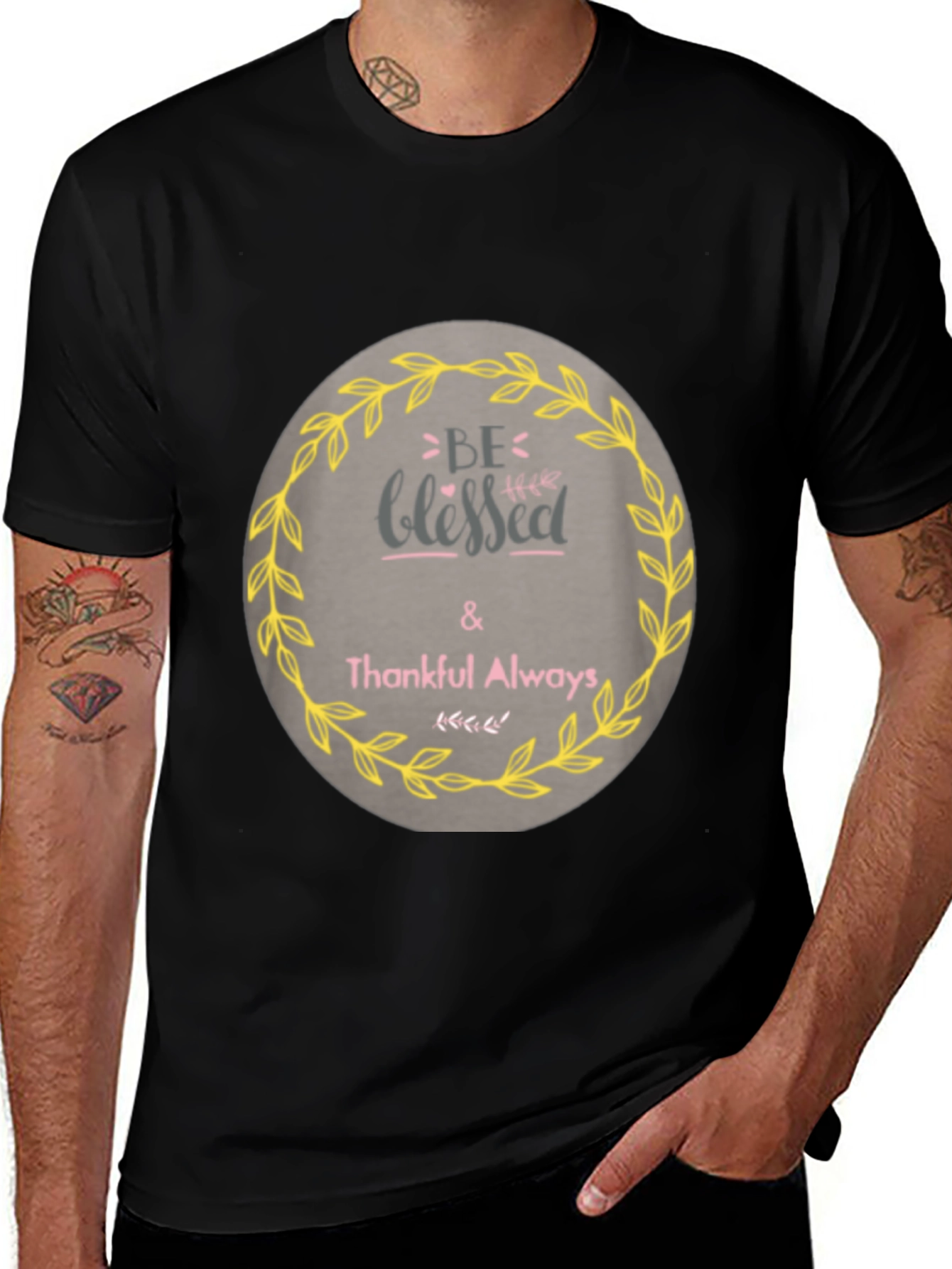 Variant 21 of Be Blessed & Thankful Graphic T-Shirt