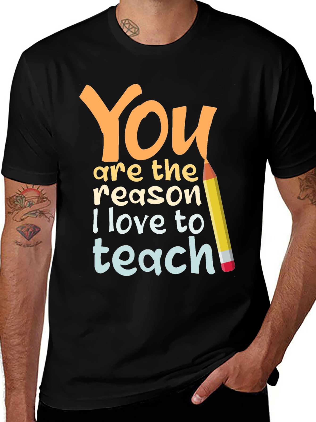 Variant 26 of Teacher Appreciation Graphic T-Shirt