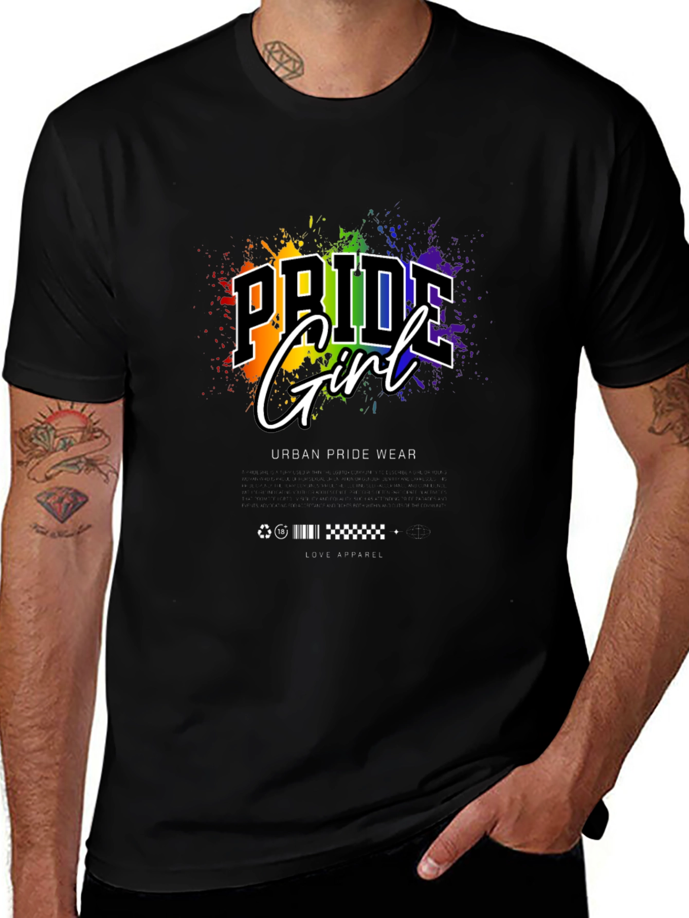 Pride Girl Graphic Tee - Urban Pride Wear