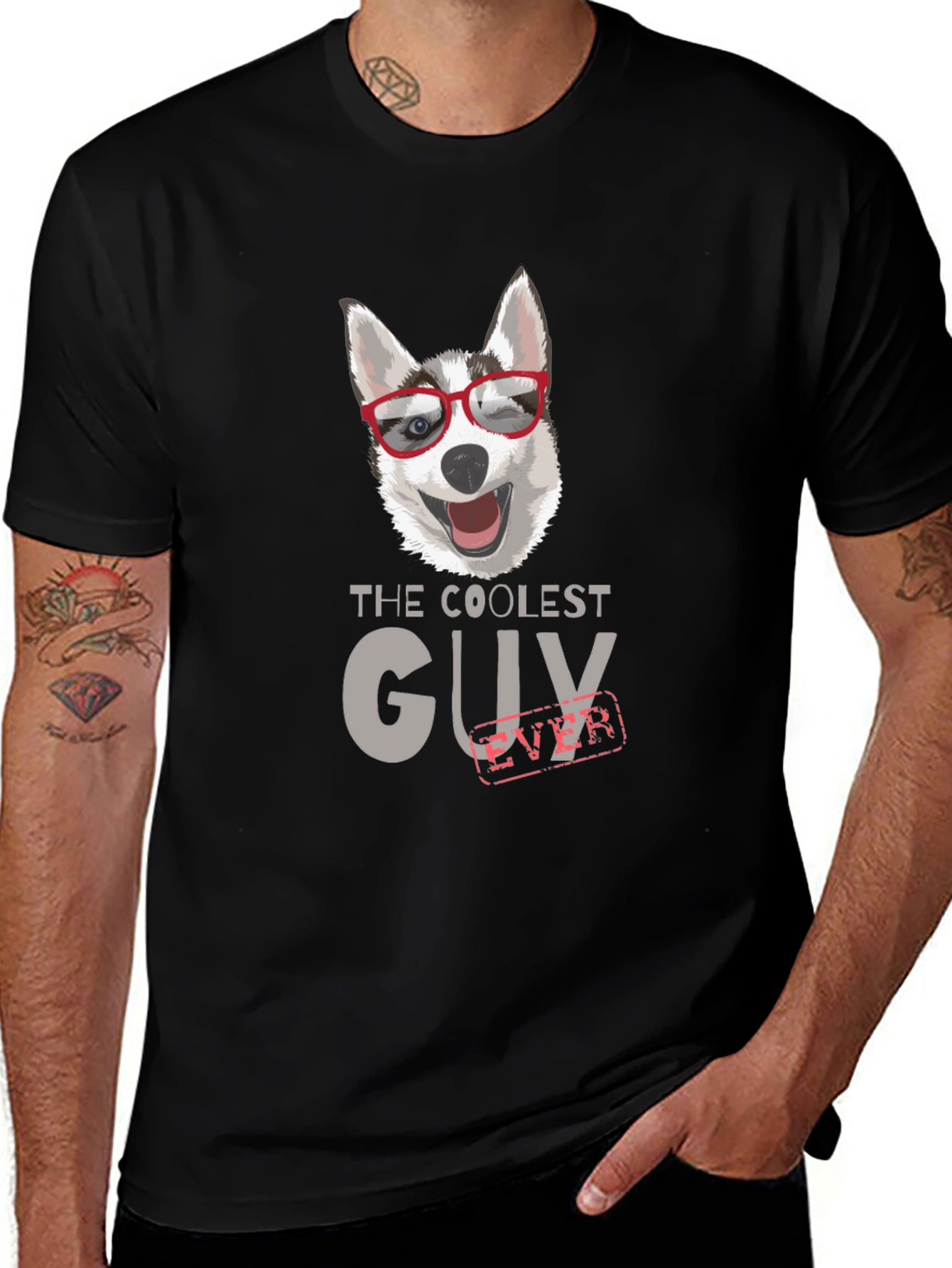 Variant 6 of Coolest Guy Husky Graphic Tee
