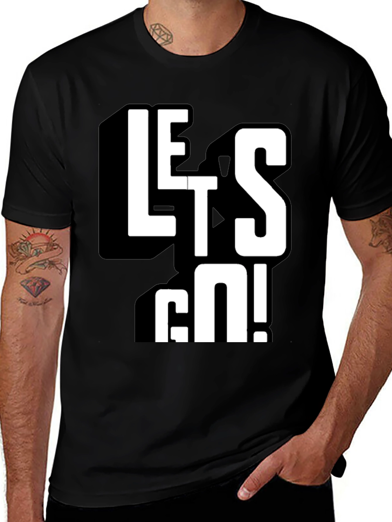 Variant 20 of Let's Go! Graphic Tee - Bold Statement T-Shirt