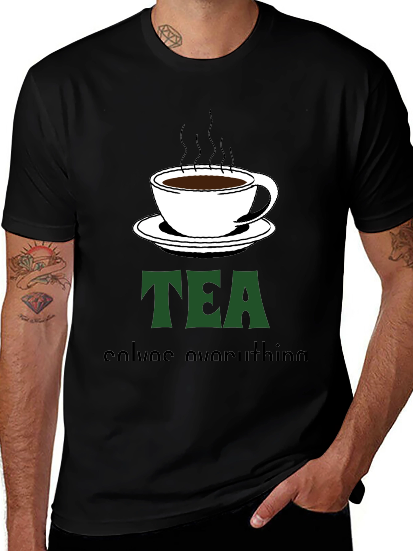Variant 12 of Tea Solves Everything Graphic T-Shirt