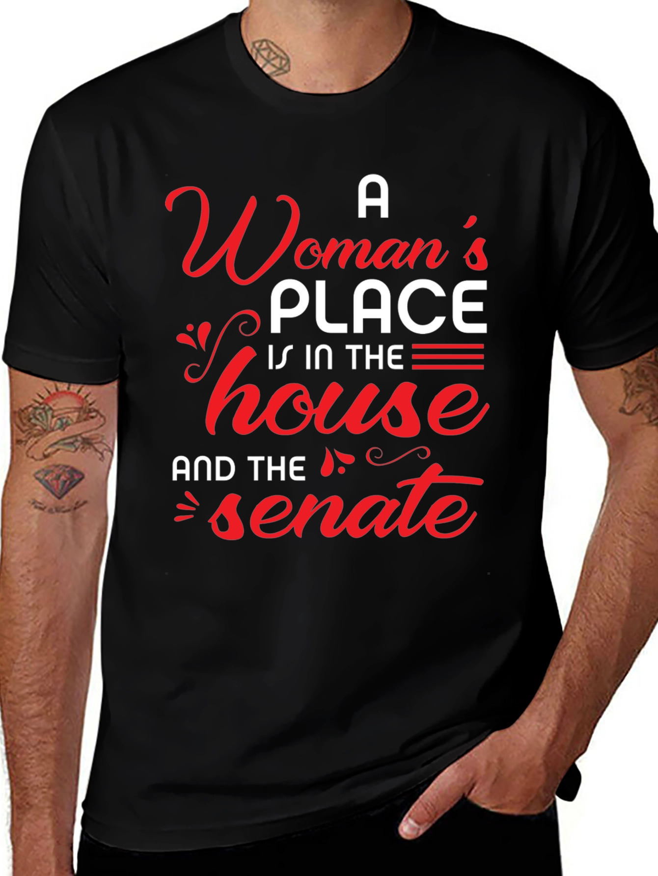 Variant 18 of Empowered Women T-Shirt - House and Senate