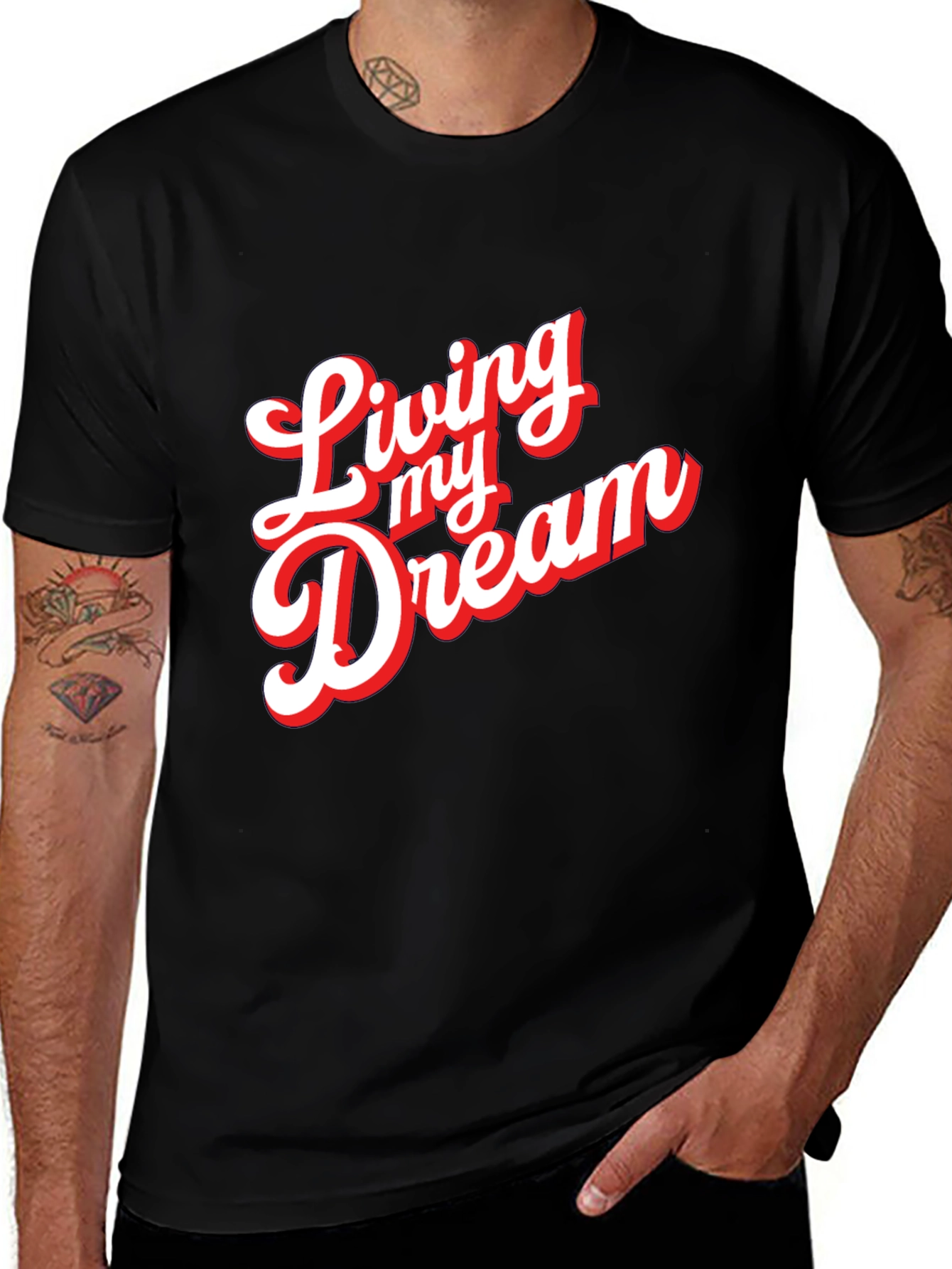 Variant 28 of Living My Dream Graphic T-Shirt