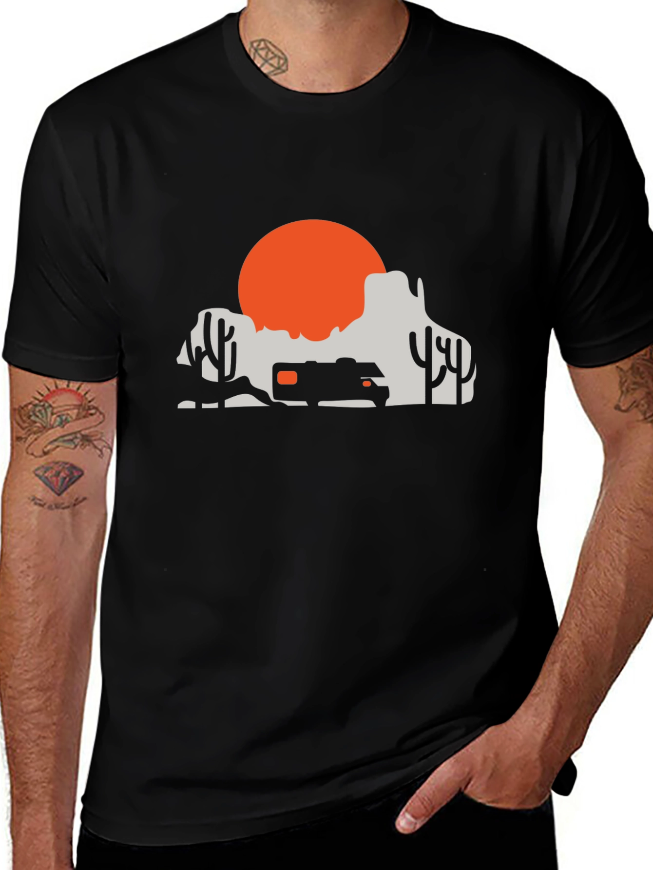 Variant 12 of Desert RV Sunset Graphic Tee