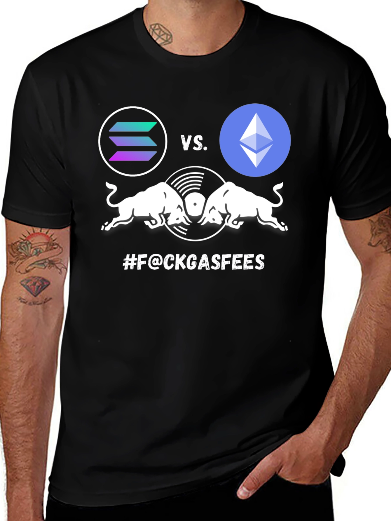 Solana vs Ethereum Crypto T-Shirt
