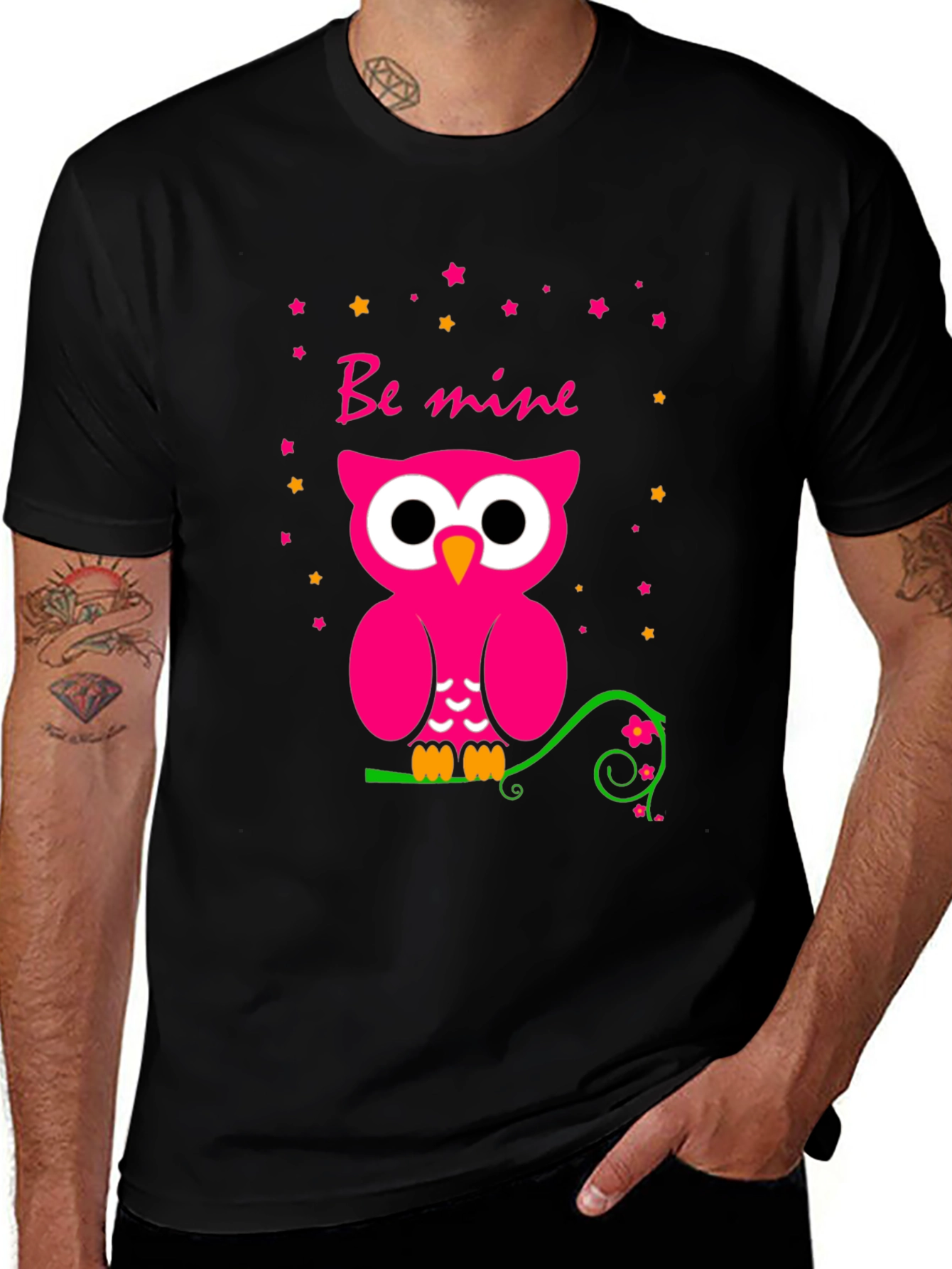 Variant 2 of Cute Valentine's Day Owl T-Shirt