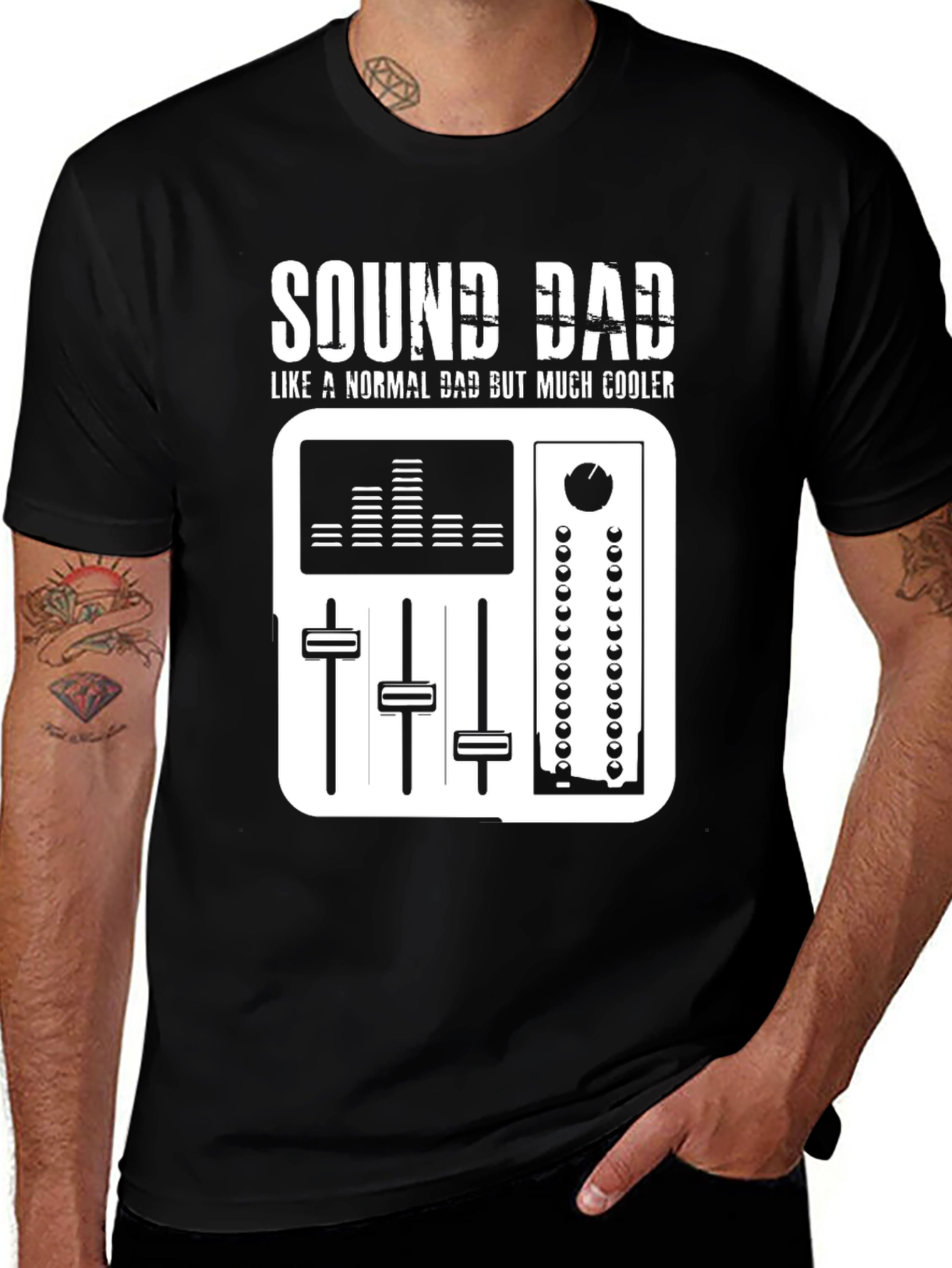 Variant 24 of Sound Dad T-Shirt - Cool Musician Dad Tee