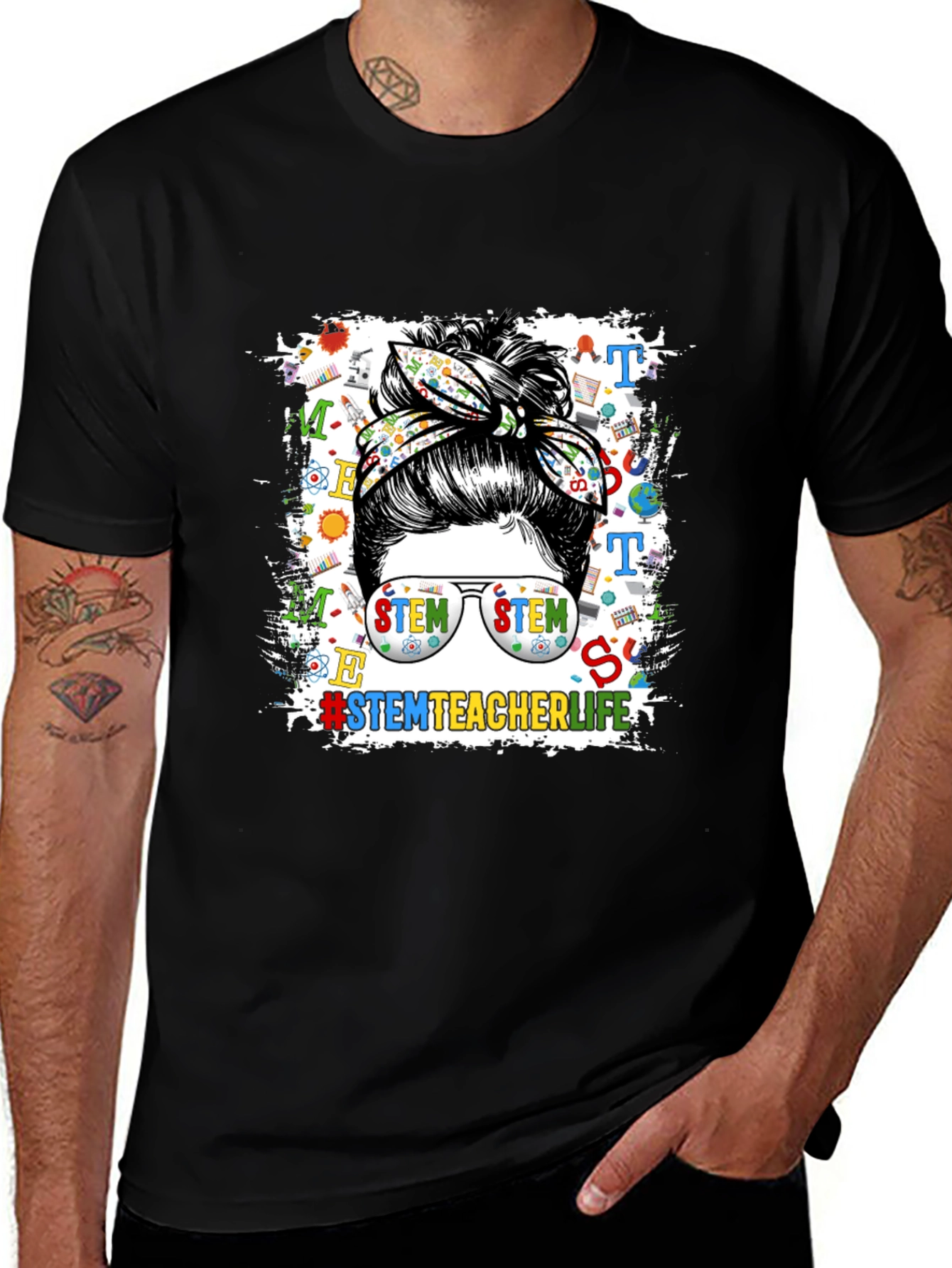 STEM Teacher Life Graphic Tee