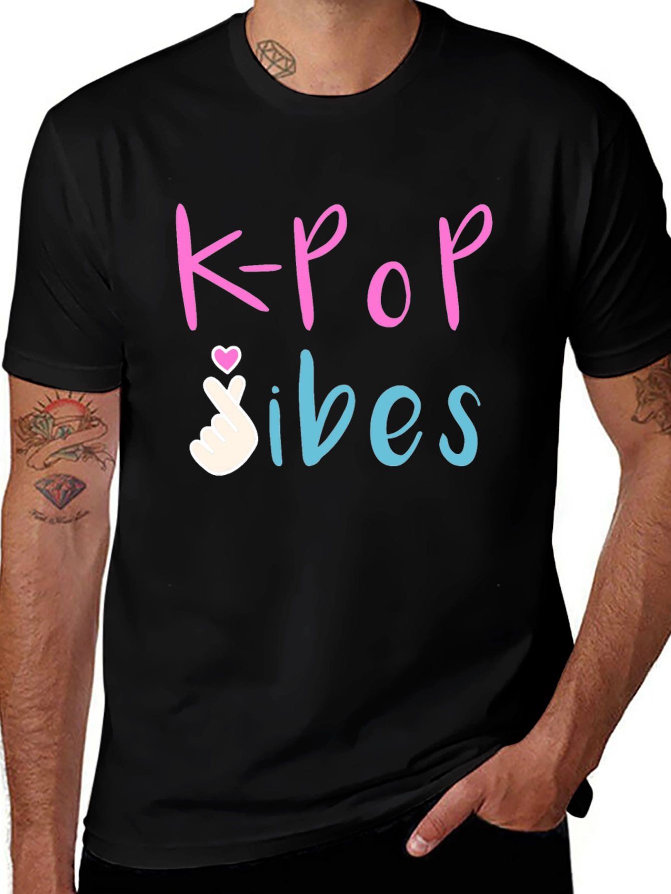 K-Pop Vibes Graphic T-Shirt