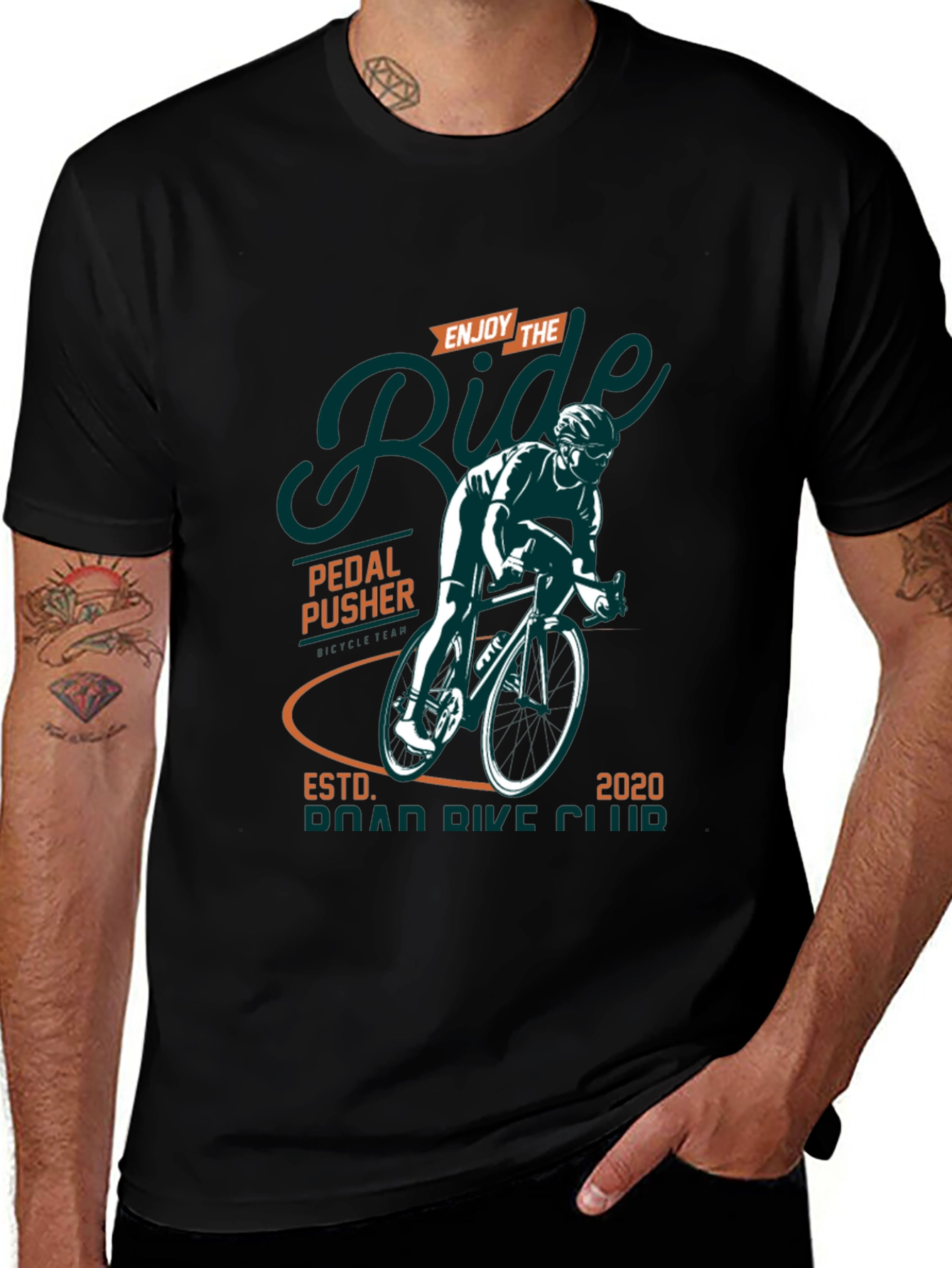 Variant 17 of Enjoy the Ride Cyclist T-Shirt