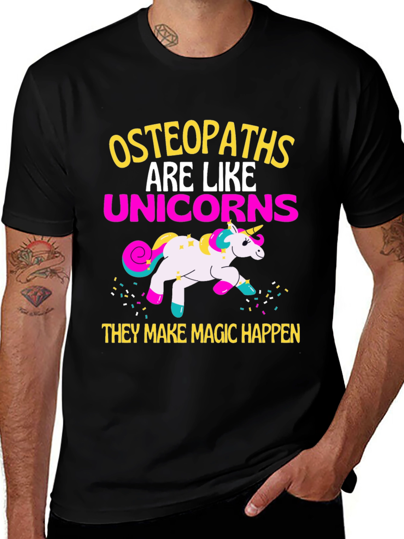 Variant 30 of Osteopaths Are Like Unicorns T-Shirt
