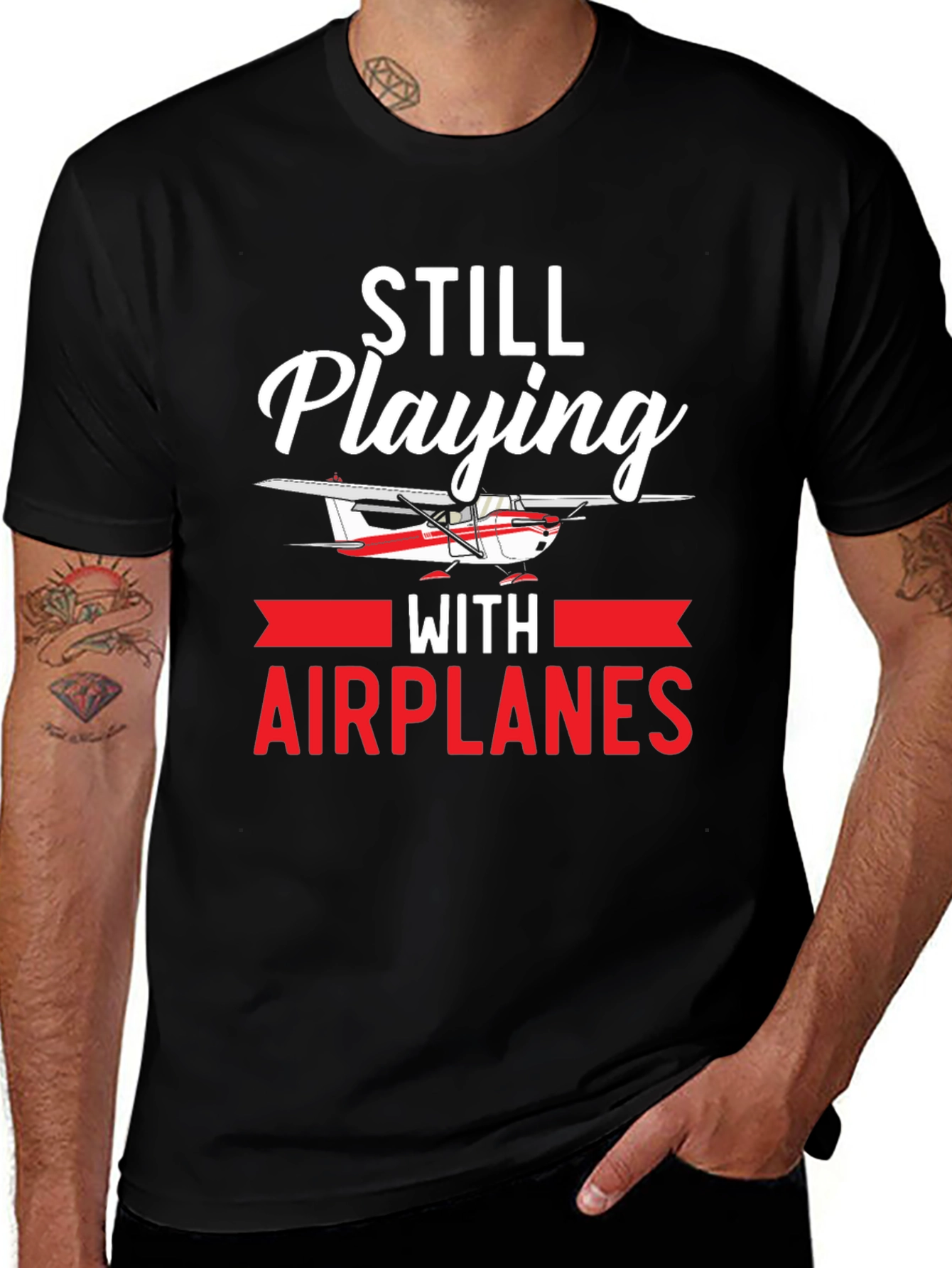 Still Playing With Airplanes T-Shirt