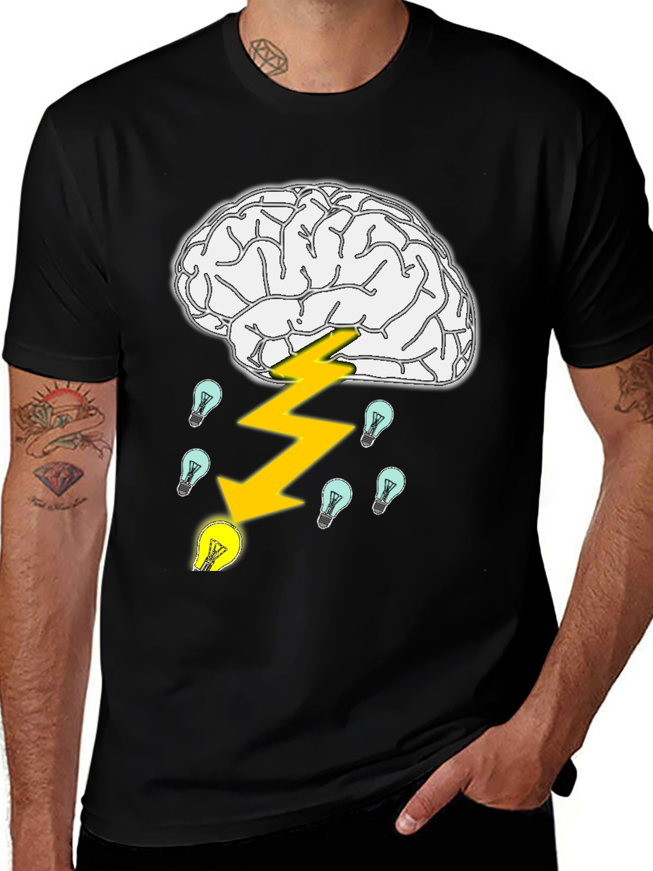 Variant 11 of Brainstorm Idea T-Shirt - Creative Thought Graphic Tee