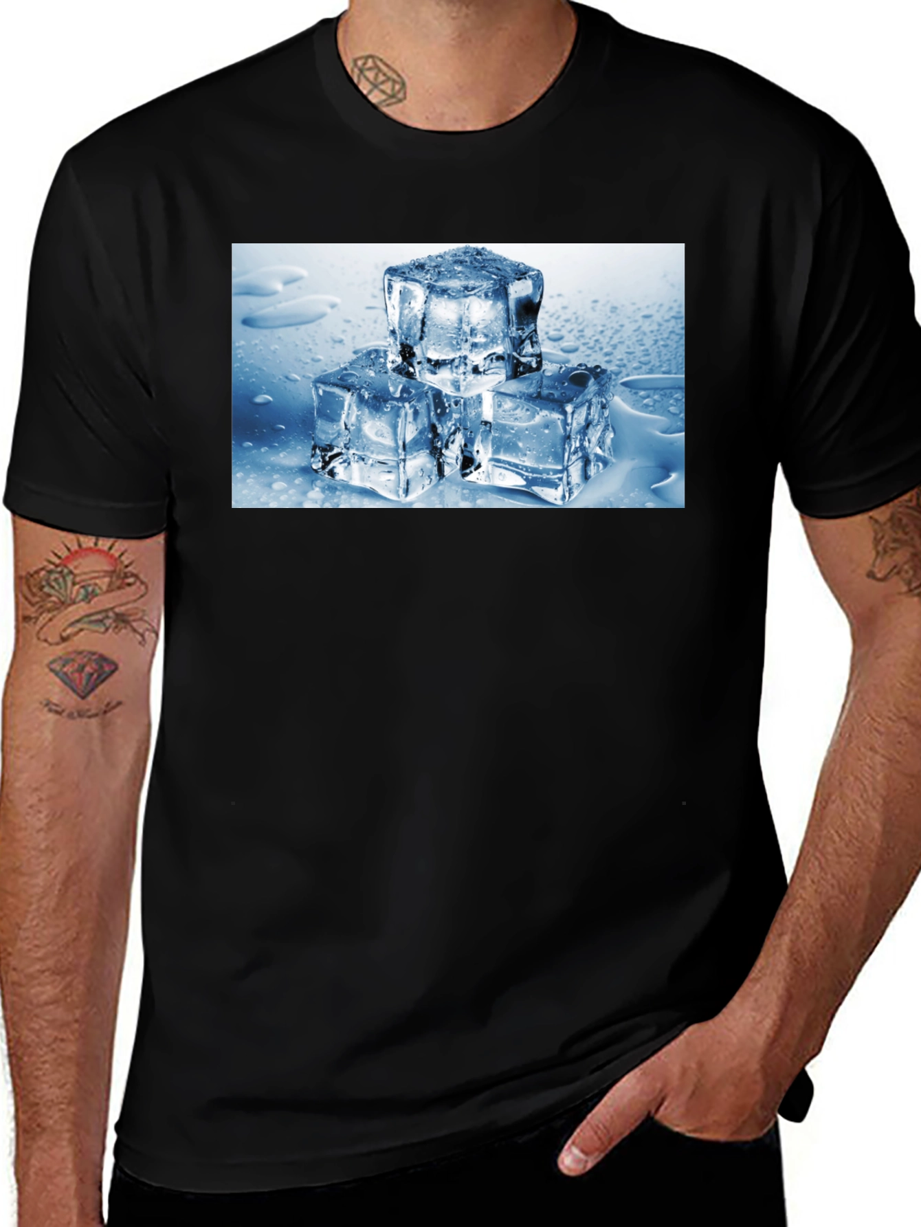 Ice Cube Graphic Black T-Shirt