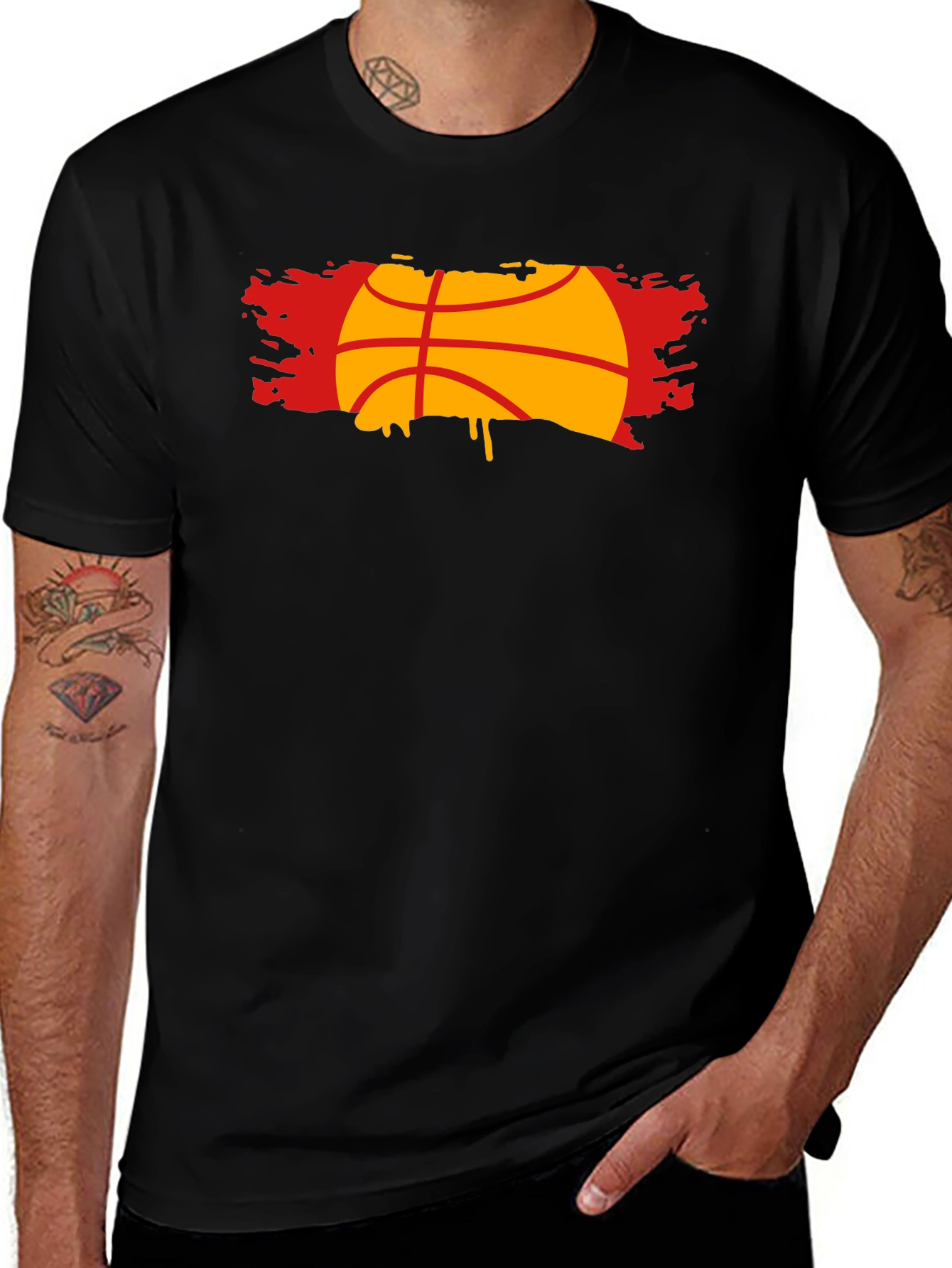 Variant 22 of Basketball Graphic T-Shirt - Trendy Design