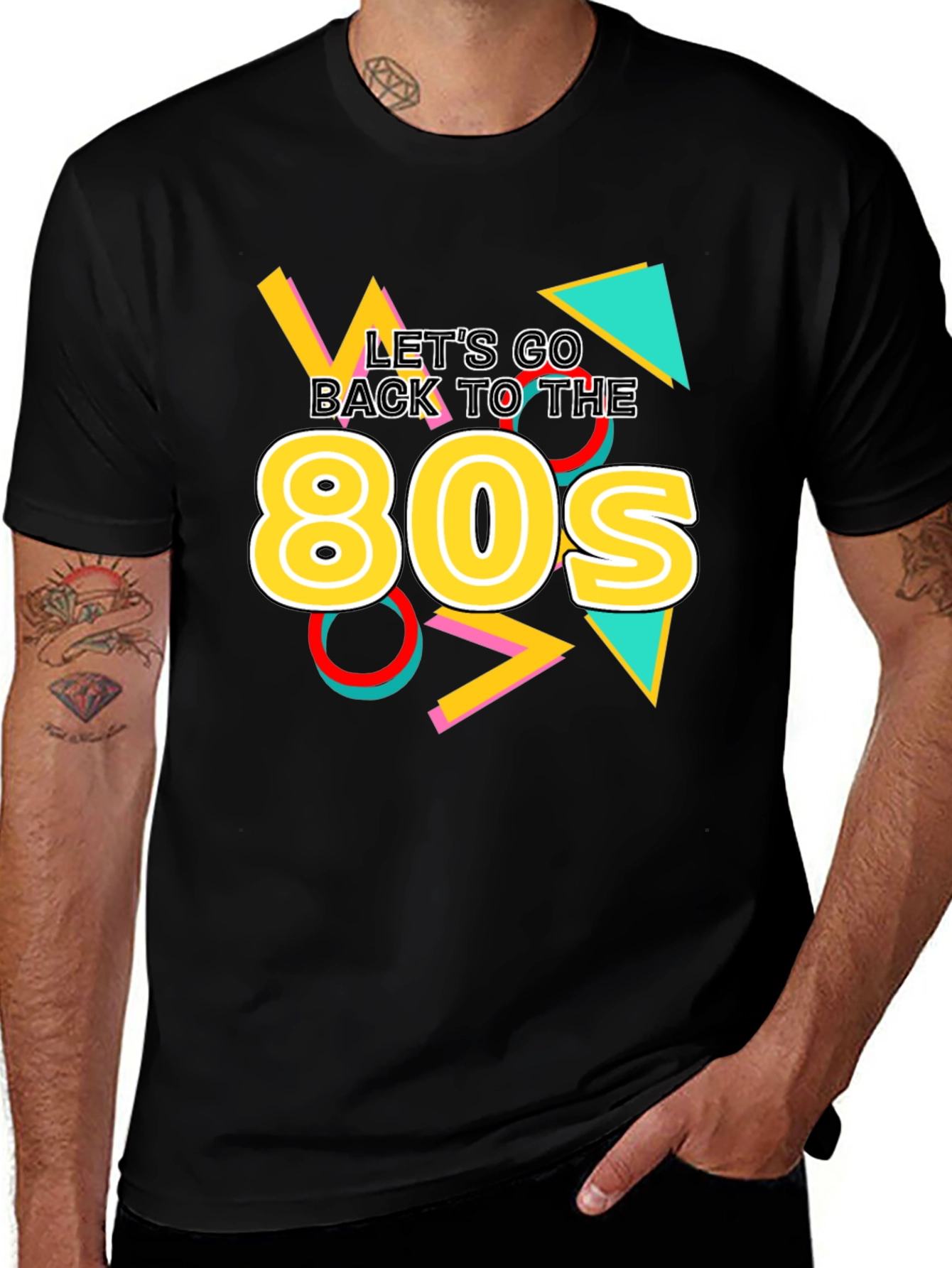 Variant 21 of Let's Go Back to the 80s T-Shirt