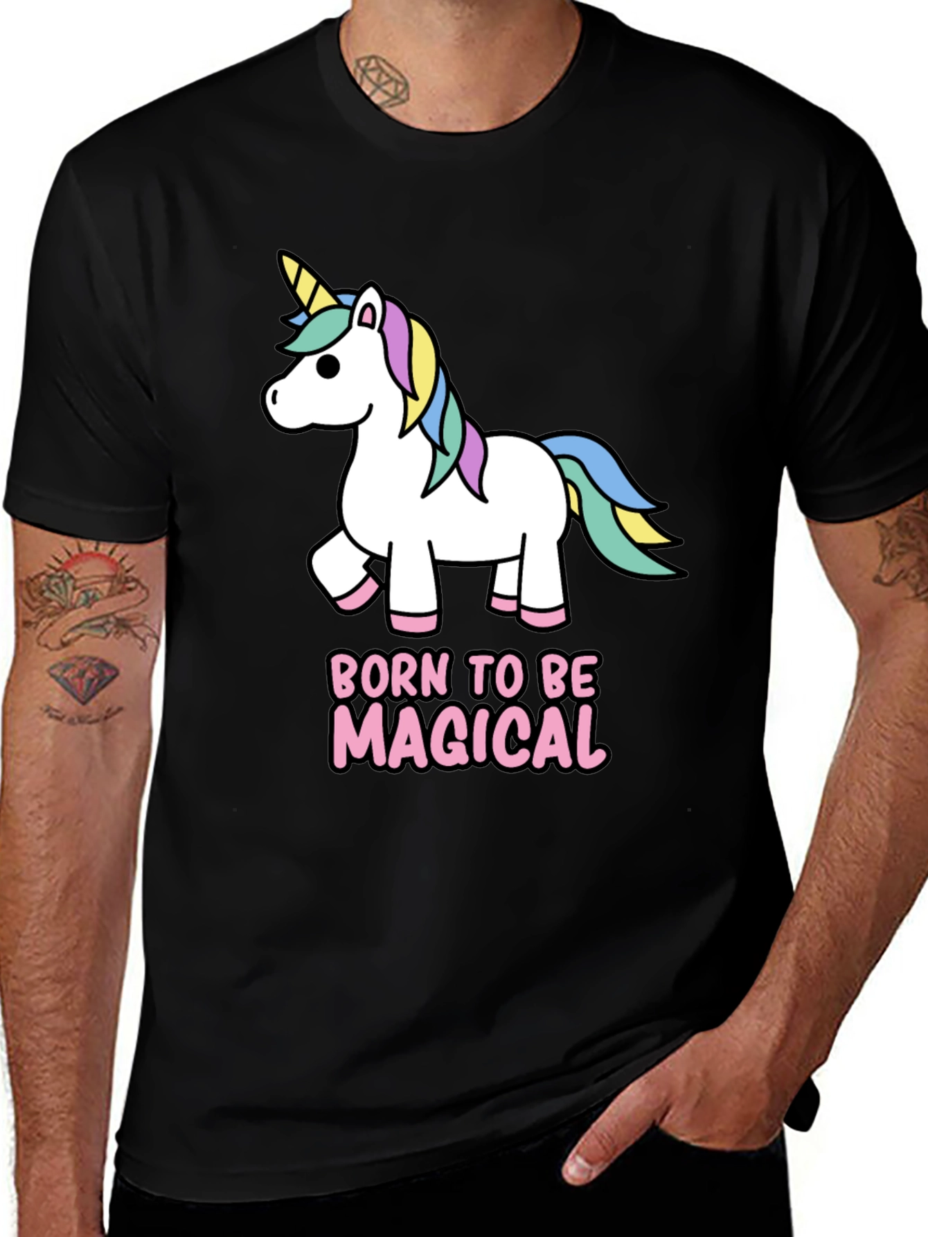 Variant 14 of Magical Unicorn T-Shirt - Born To Be Magical