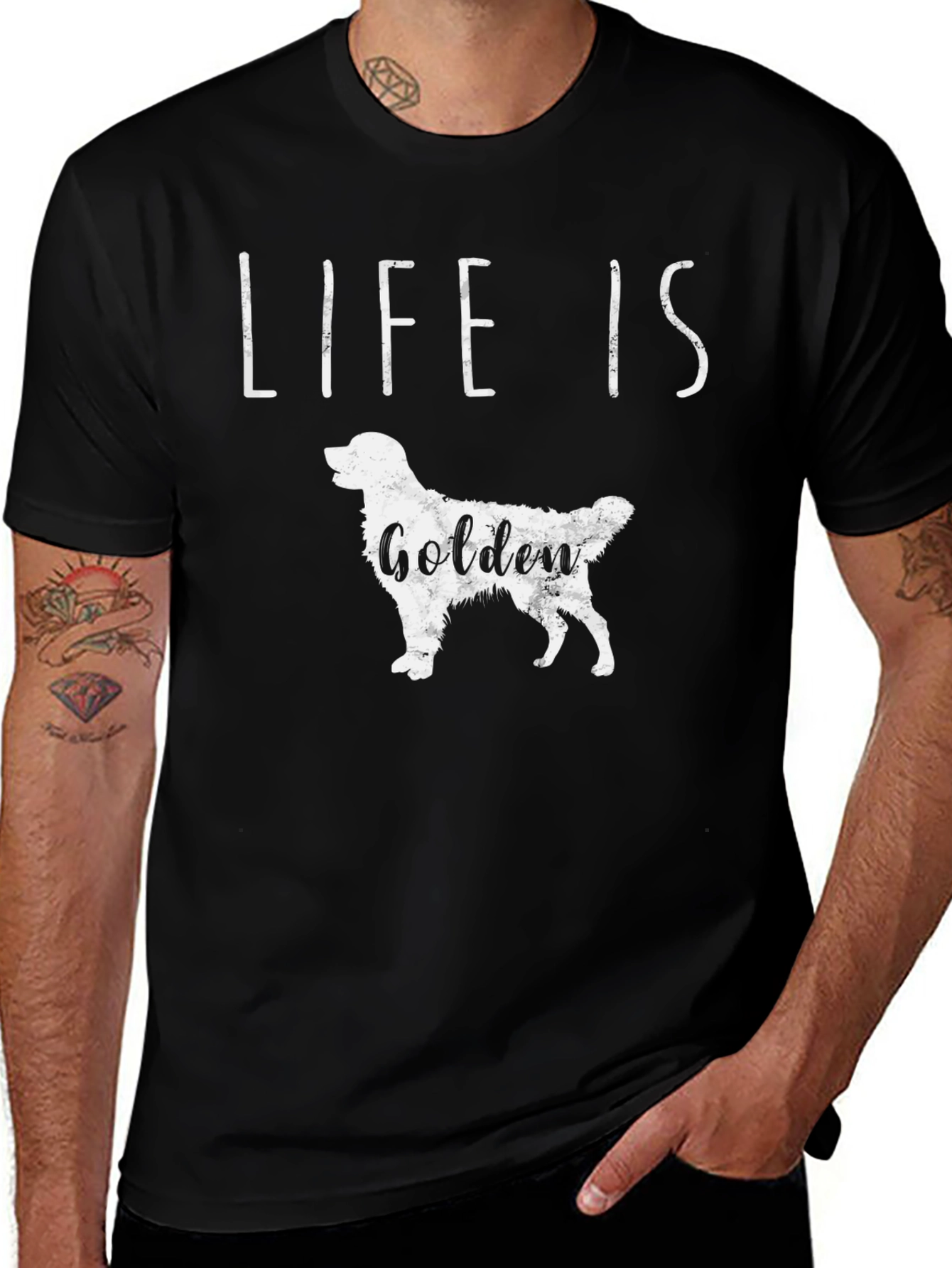 Life is Golden Dog T-Shirt