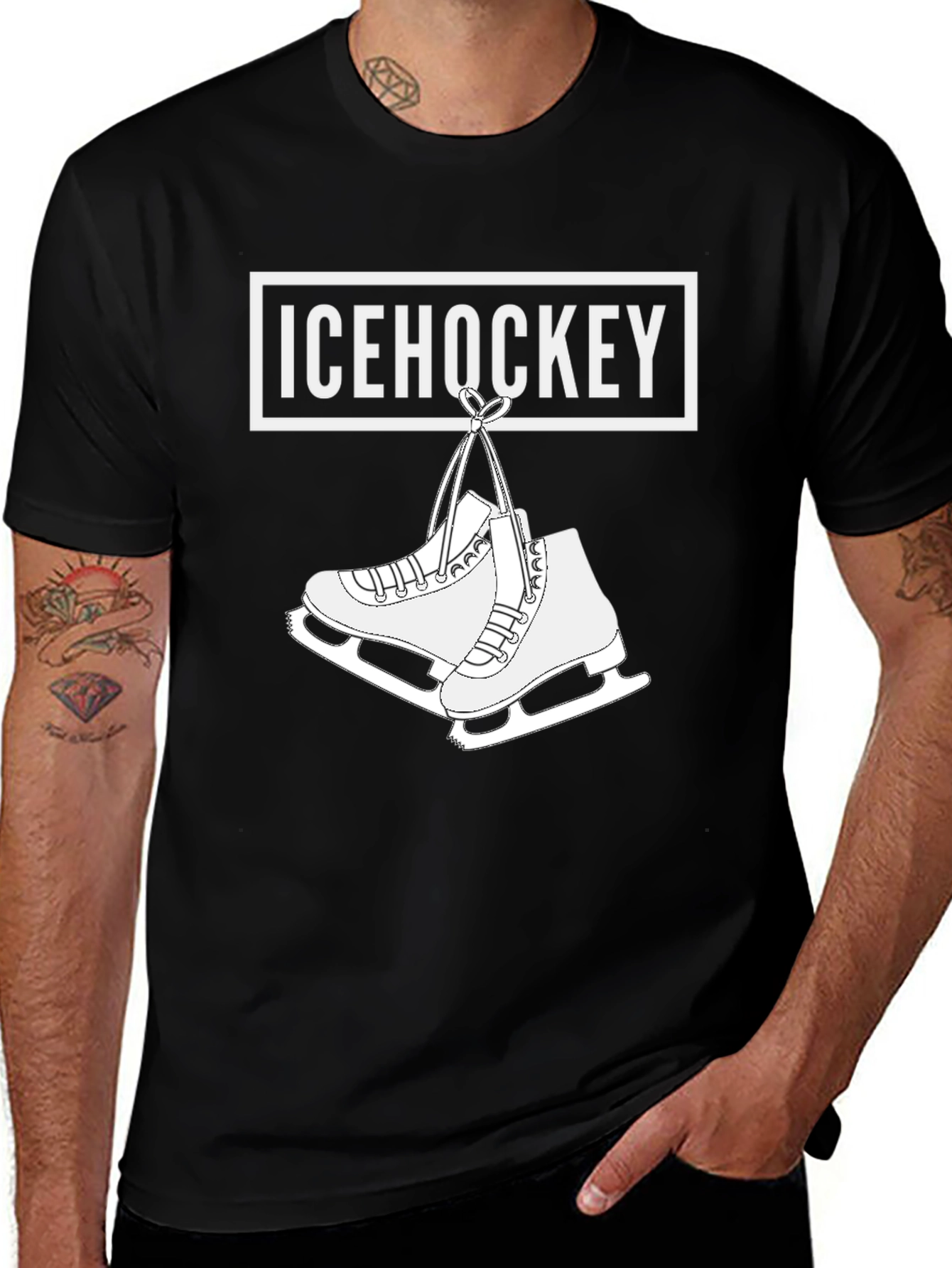 Variant 12 of Ice Hockey T-Shirt - Stylish Sports Tee