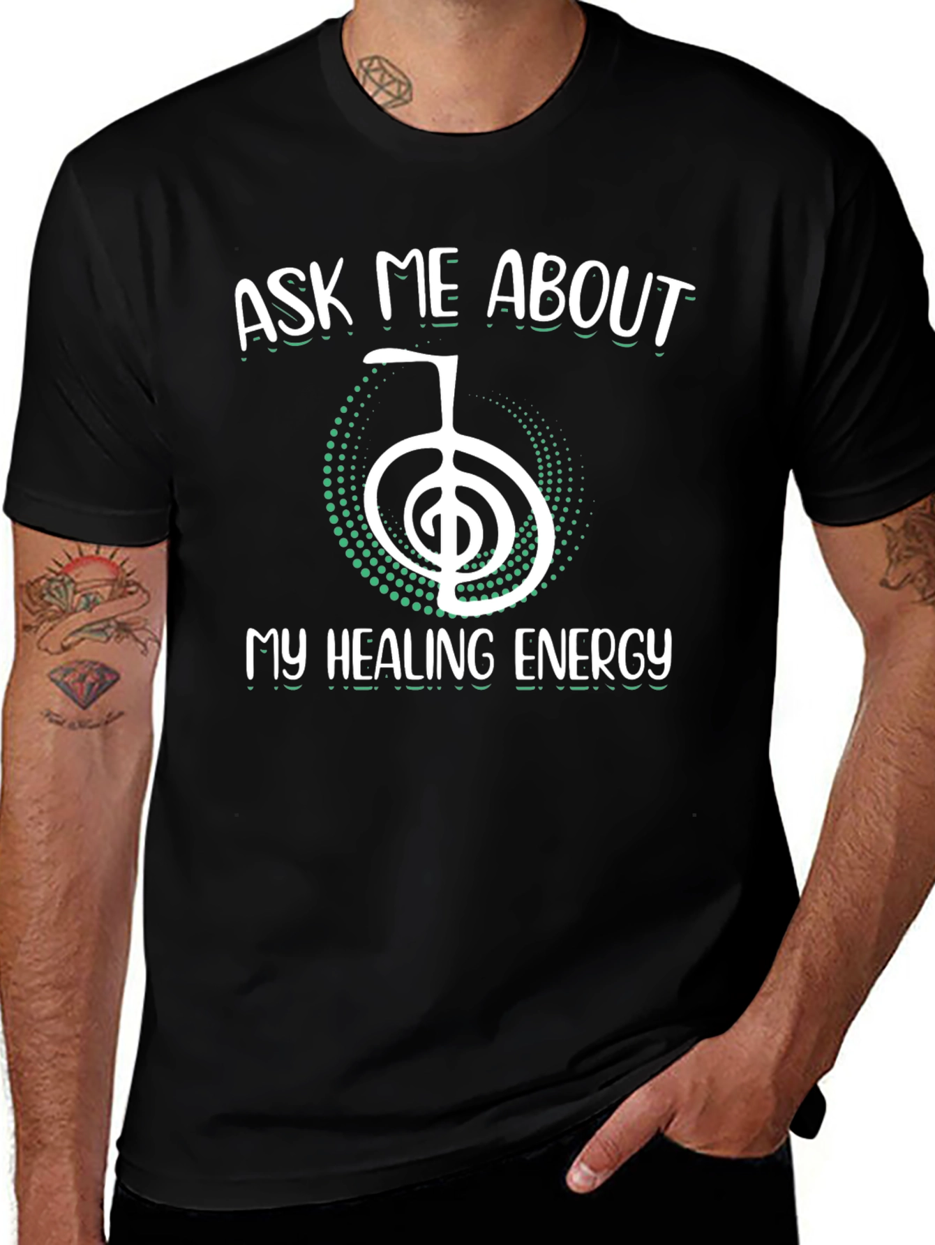 Ask Me About My Healing Energy T-Shirt