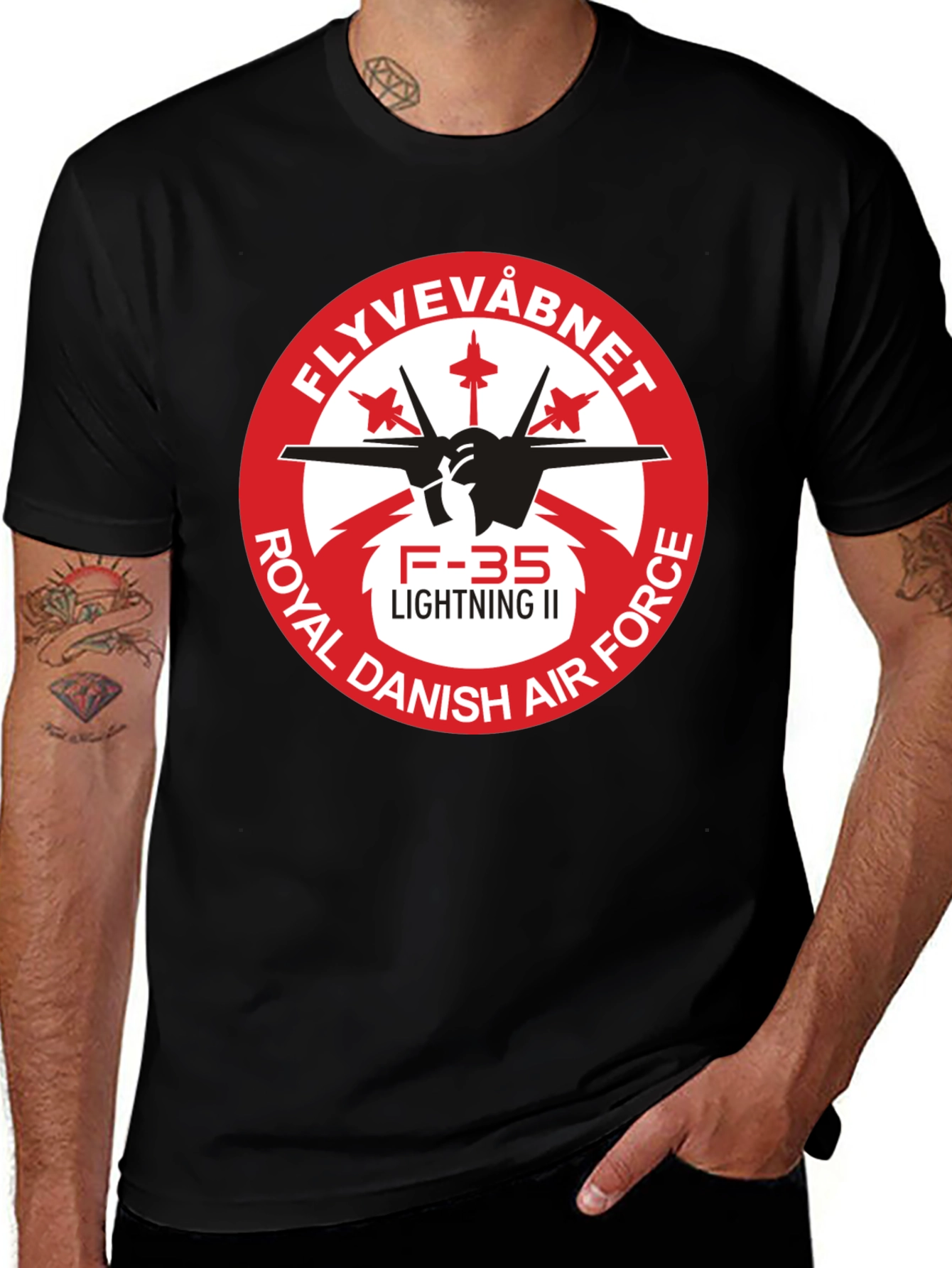 F-35 Lightning II Royal Danish Air Force T-Shirt