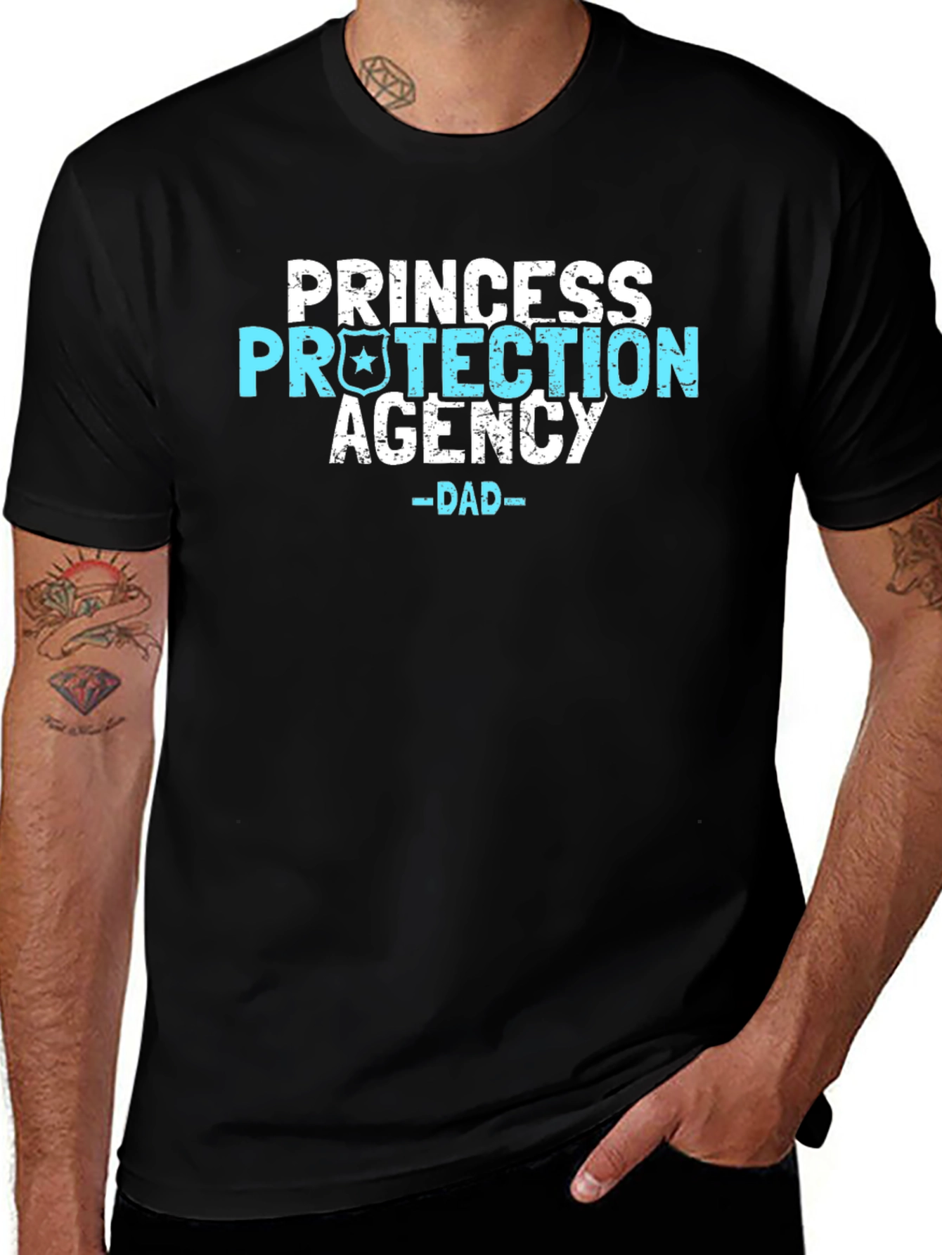 Variant 23 of Princess Protection Agency Dad T-Shirt