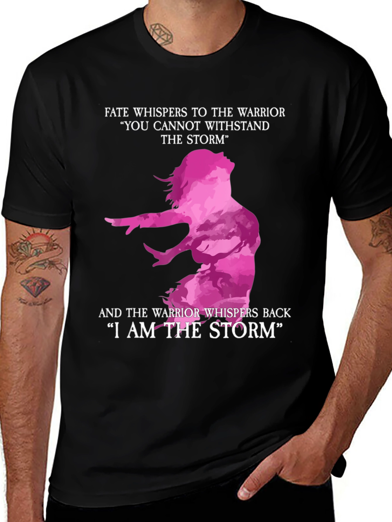 Variant 25 of Warrior Storm T-Shirt: Empowering Graphic Tee