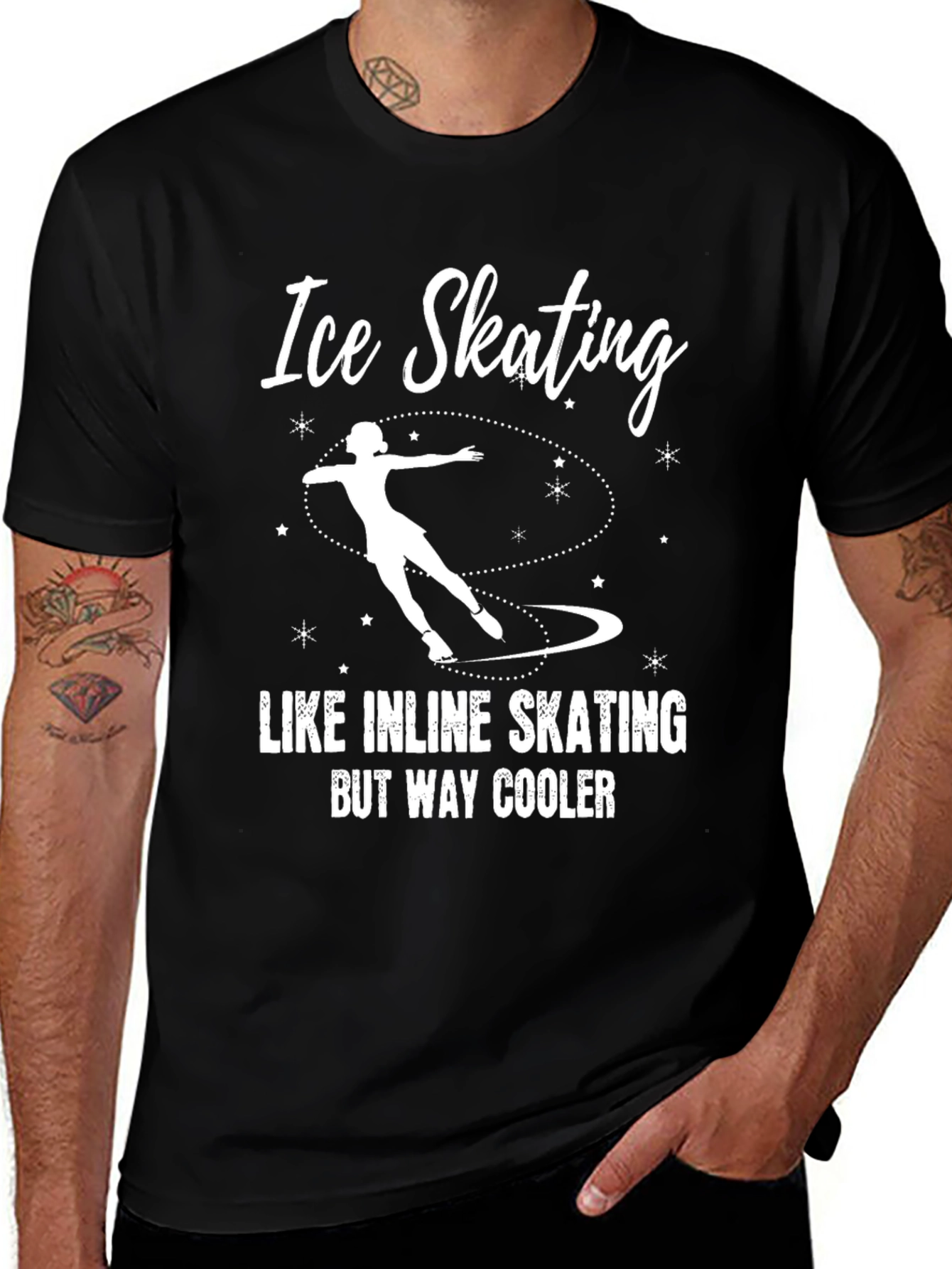 Ice Skating T-Shirt: Like Inline Skating But Way Cooler
