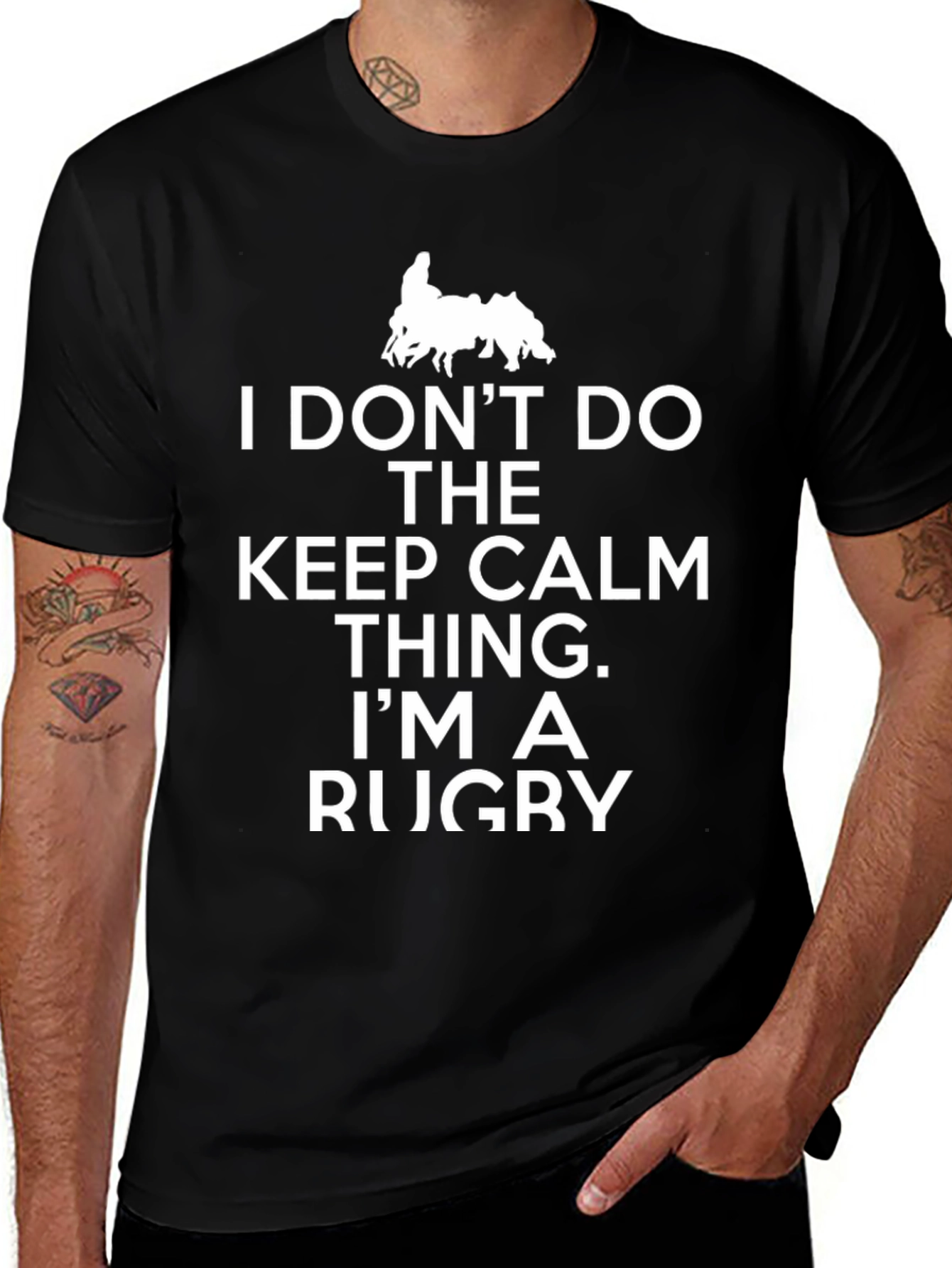 Variant 8 of Rugby Fan T-Shirt - I Don't Do Keep Calm
