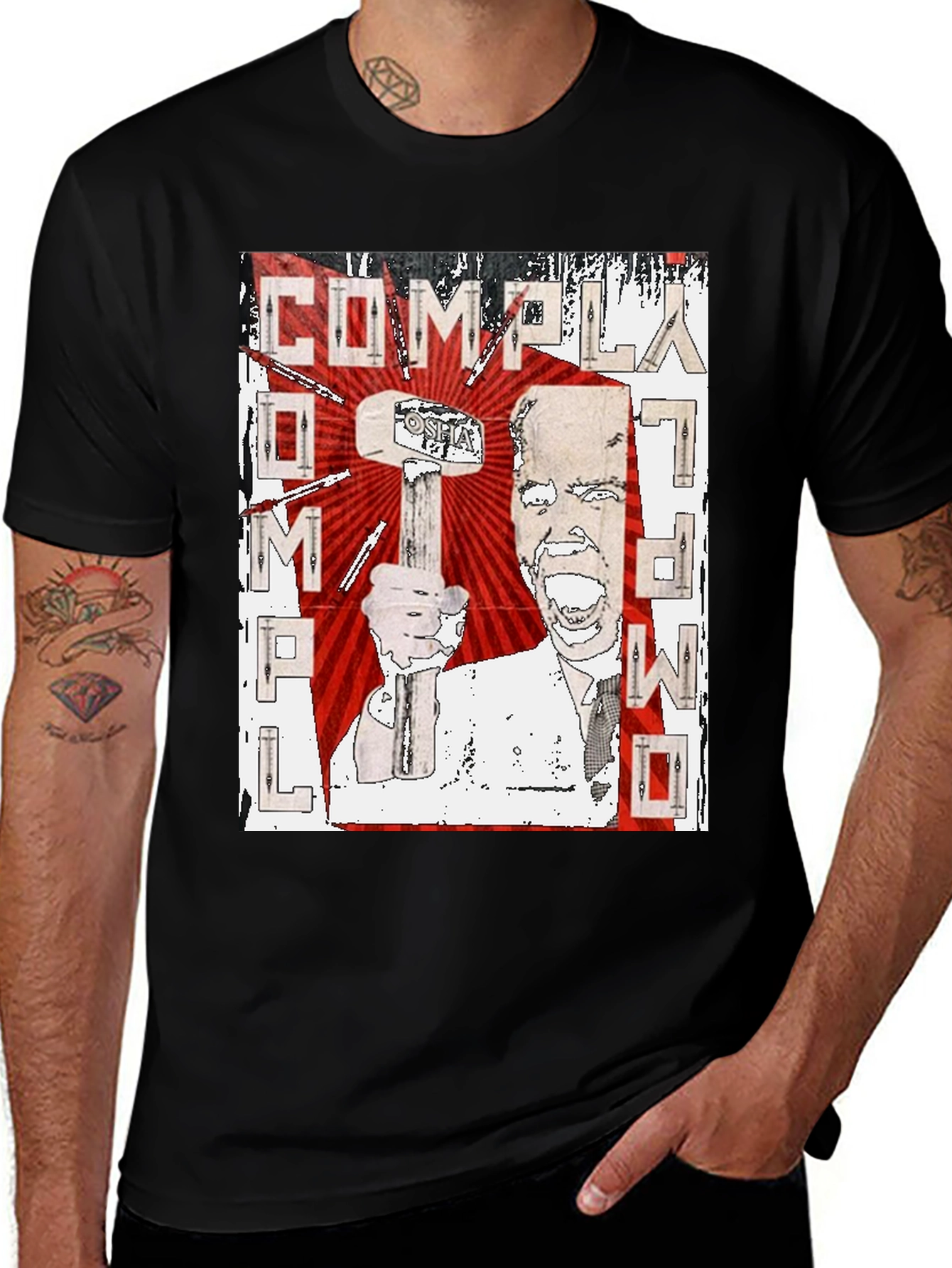 Variant 5 of Comply Hammer T-Shirt