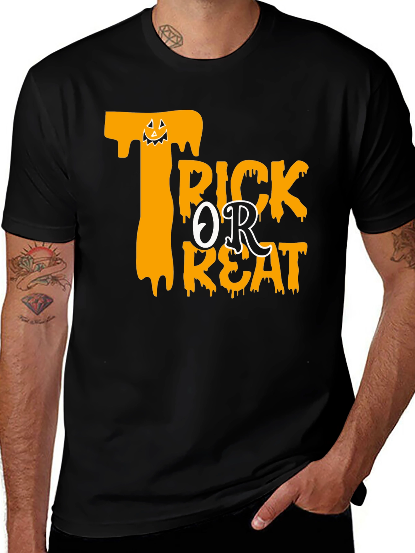 Halloween Trick or Treat Graphic Tee