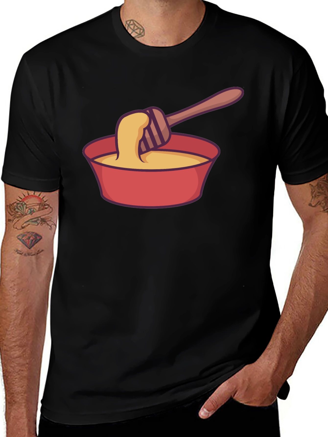 Honey Bowl Graphic Tee - Sweet & Stylish!